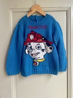 Handmade Paw Patrol Marcus Sweater 6y