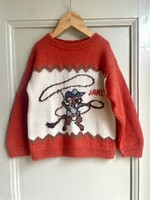 Handmade Cowboy Jake Sweater 4-6y