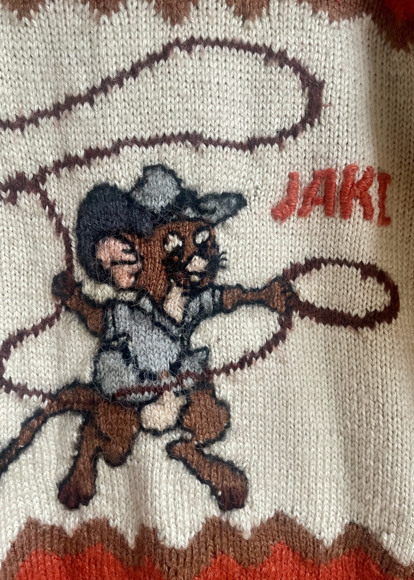 Handmade Cowboy Jake Sweater 4-6y