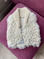 Vintage Fuzzy Sherpa Waistcoat 4-6y