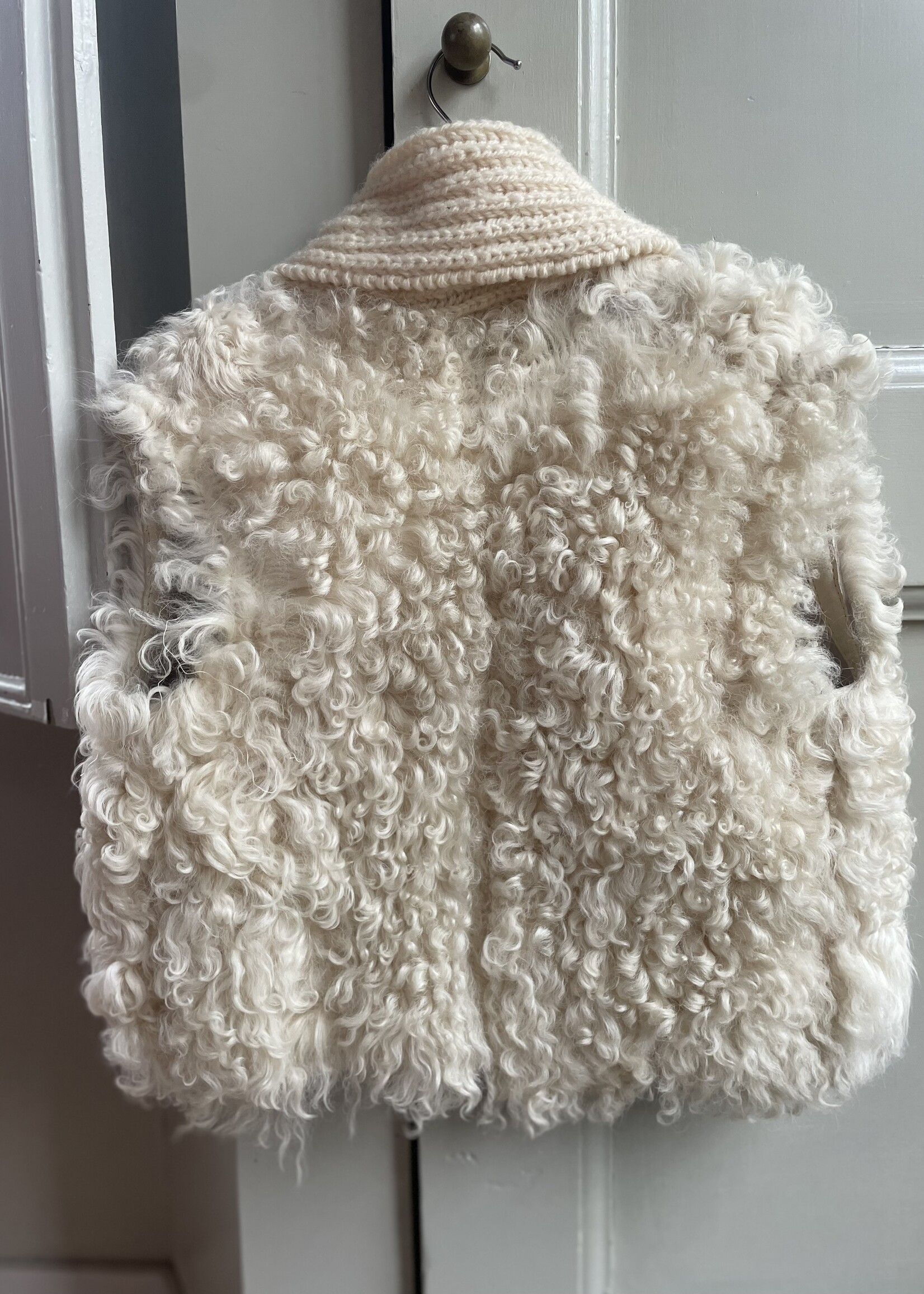 Vintage Fuzzy Sherpa Waistcoat 4-6y