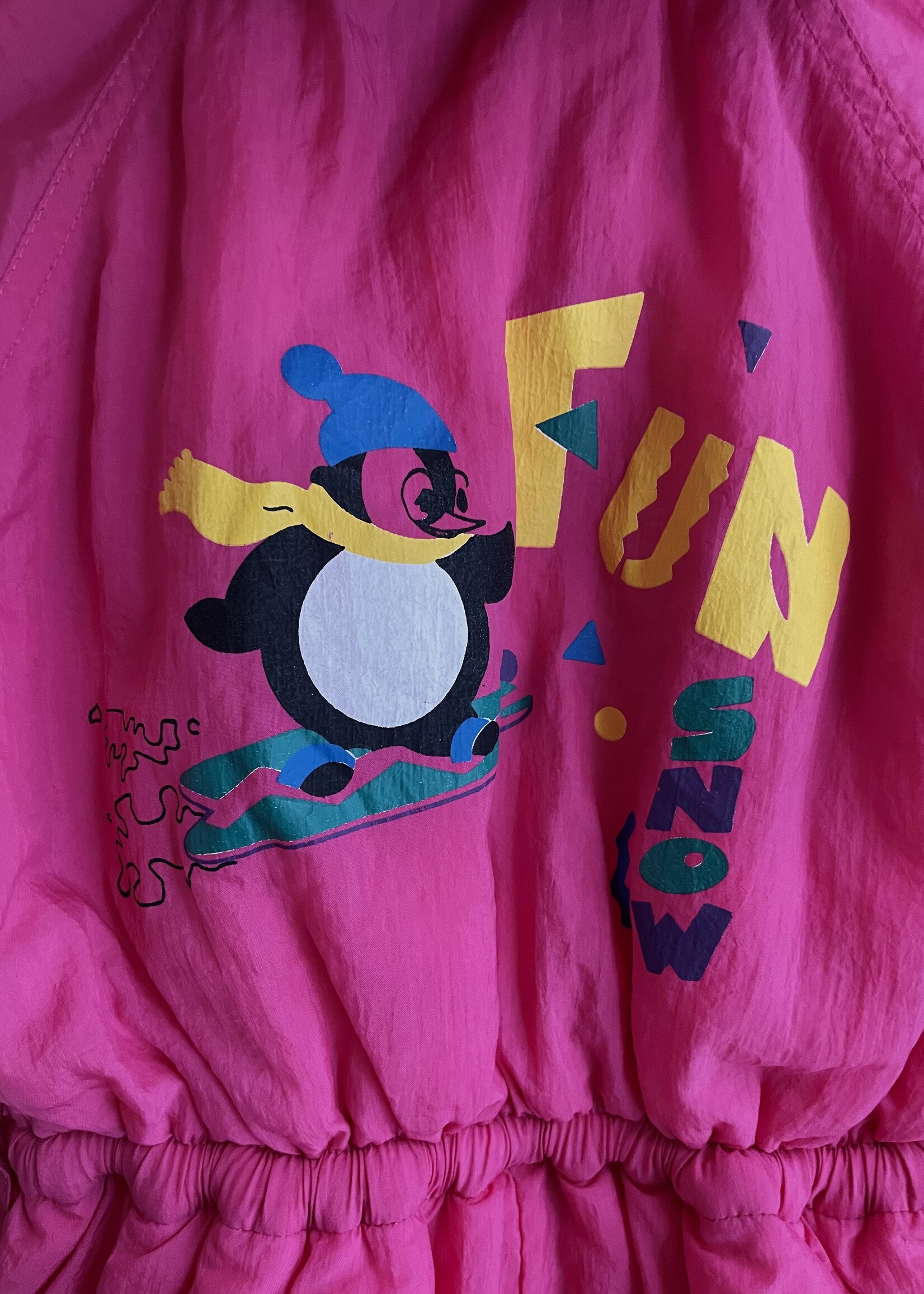 Vintage Pink FUN Snow Winter Suit 4-5y