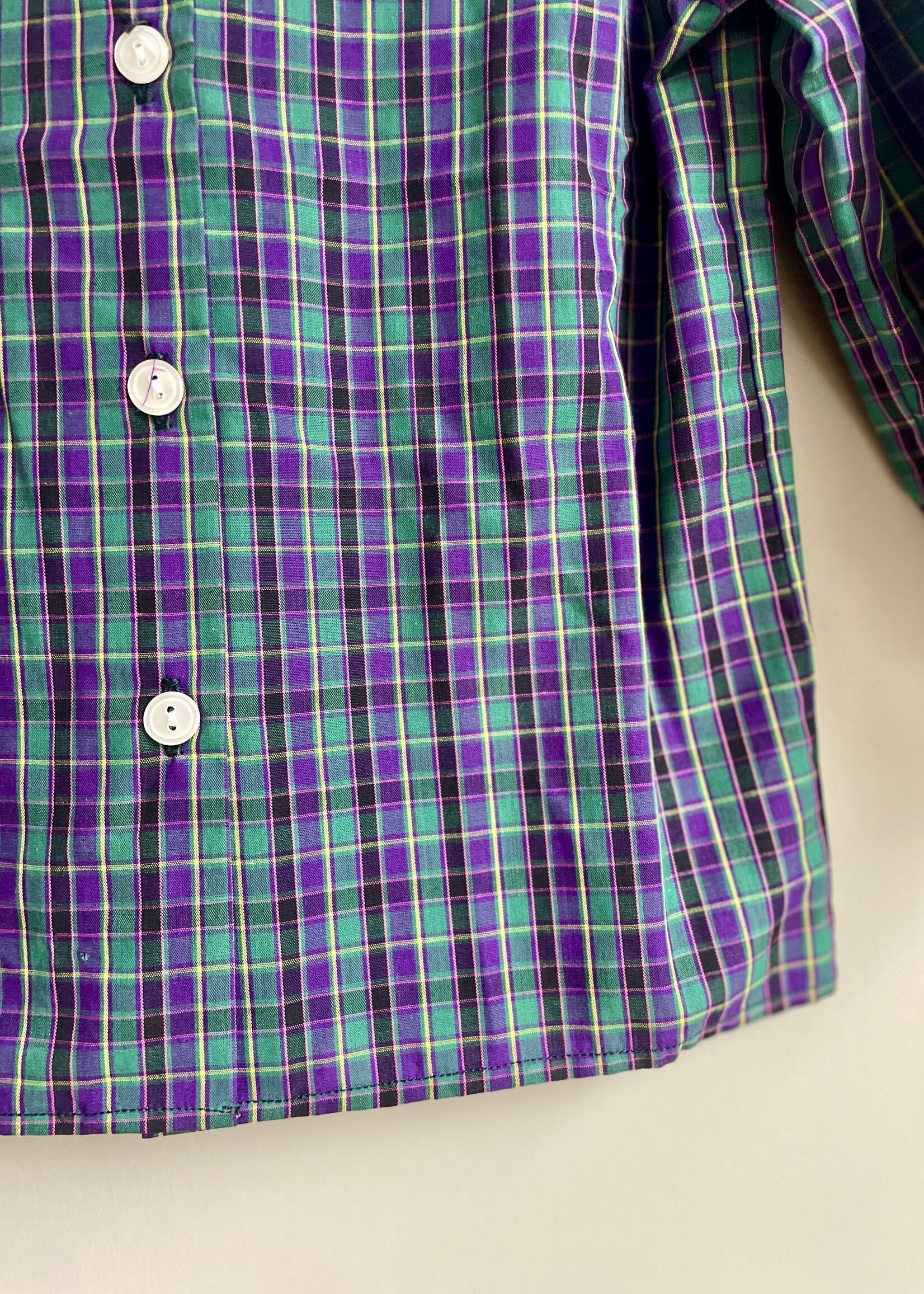 Vintage Tartan Blouse 2-3y