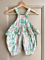 Kid Cool Frilly Puffy Playsuit 2-3y