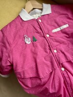 Vintage Pink Snowman Winter Suit 12-18m