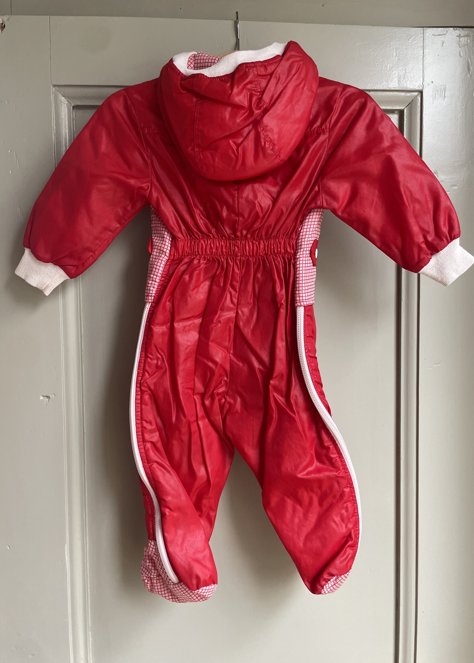 Vintage Red Winter Suit 9-12m