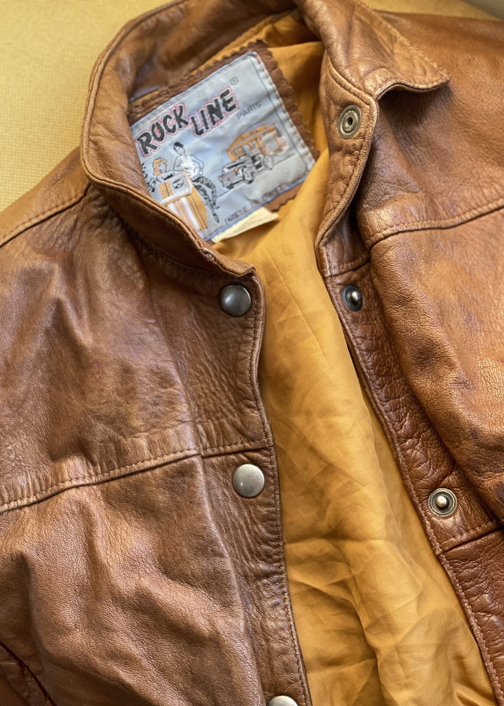 Vintage Chestnut Leather Jacket 4y