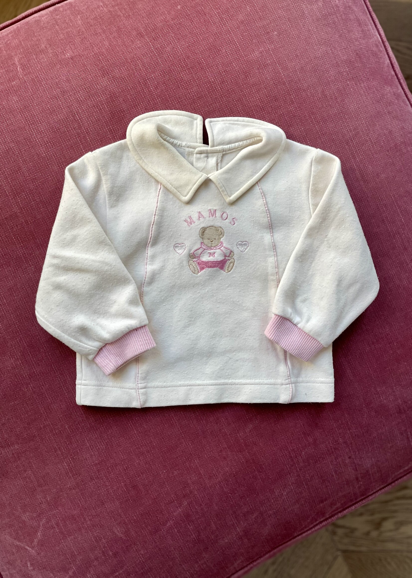 Vintage Mamos Bear Polo Sweater 12m