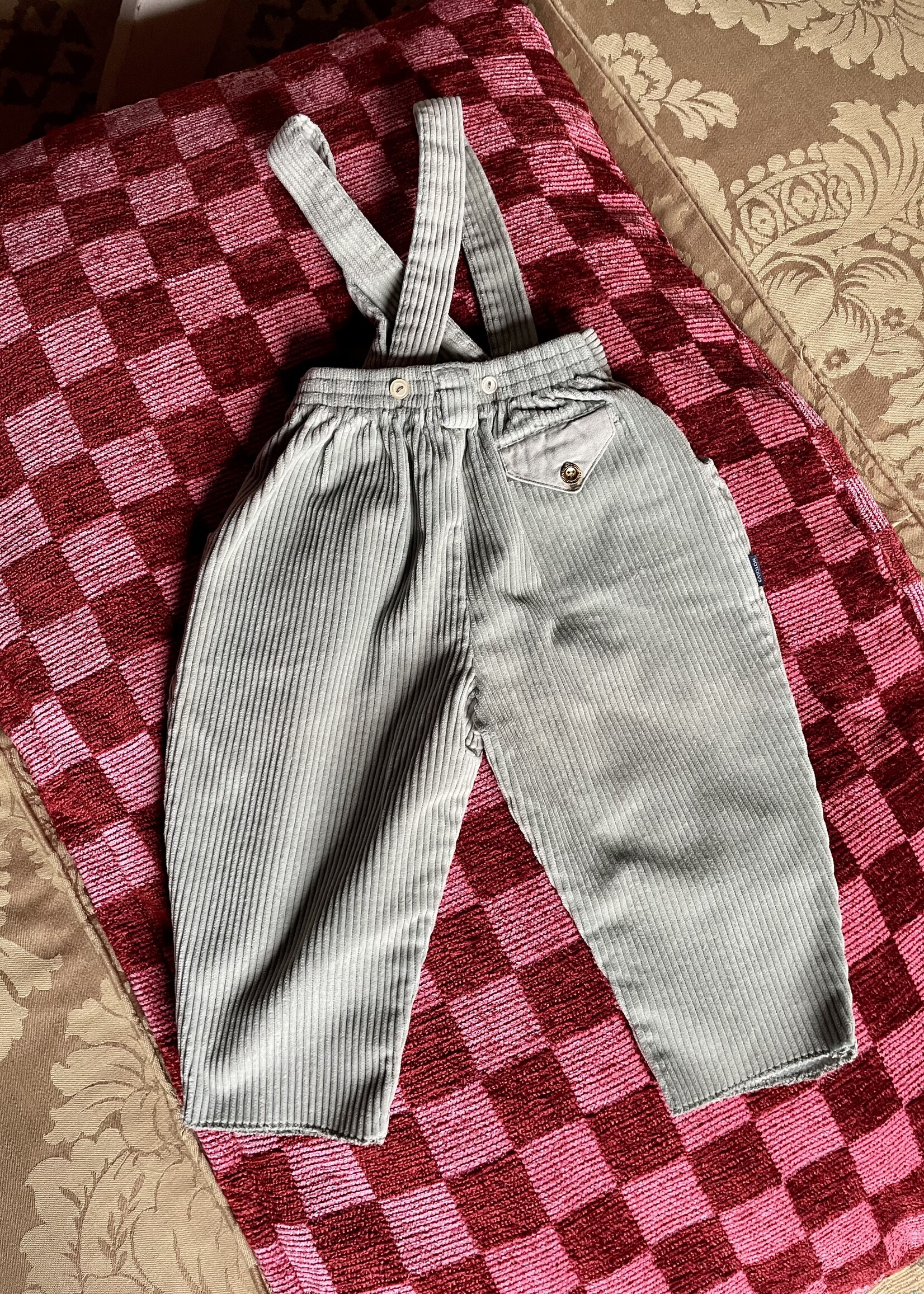 Vintage Sage Gray/Green Velvet Pants 9m