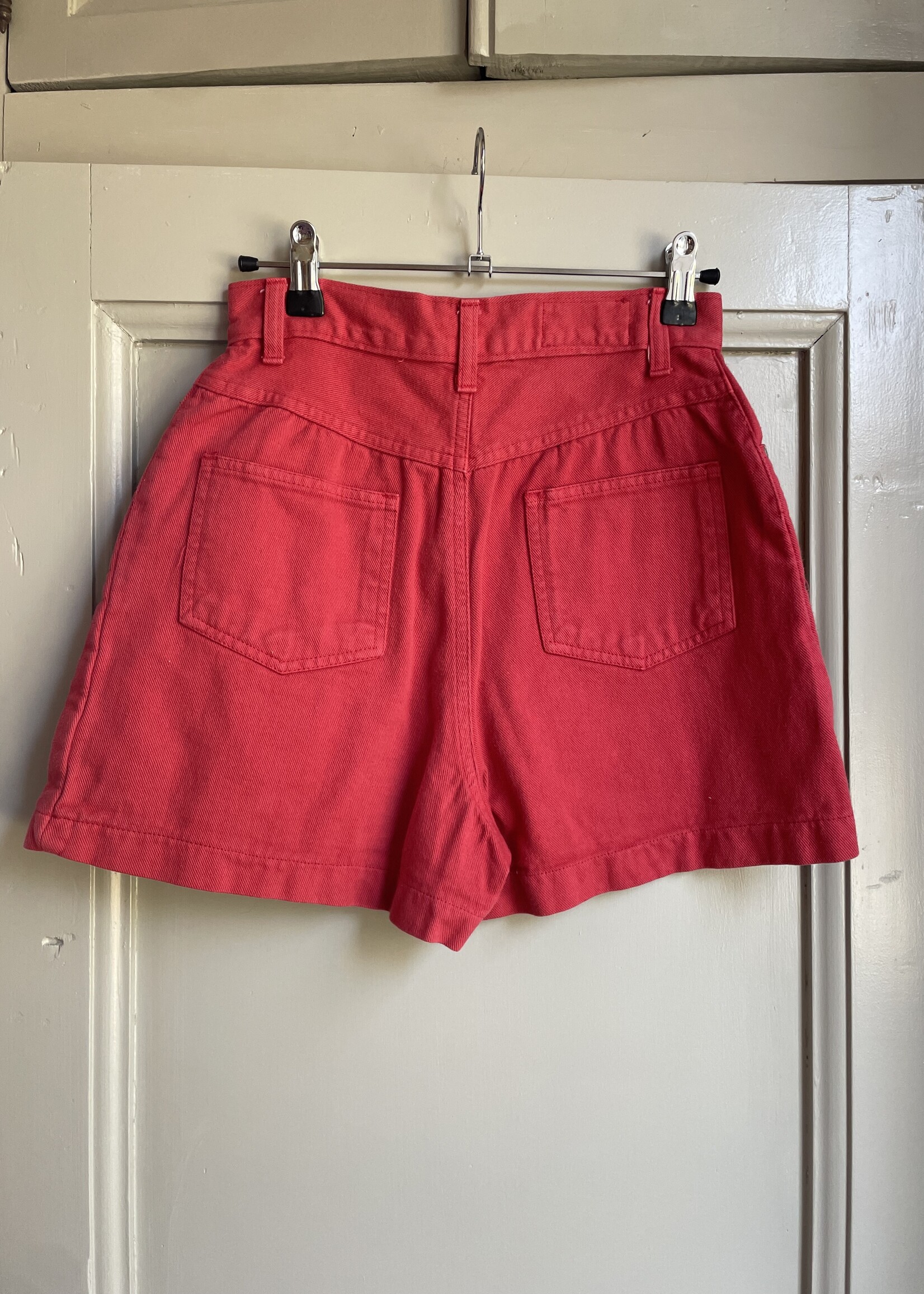 Vintage Red Denim Skort 10y