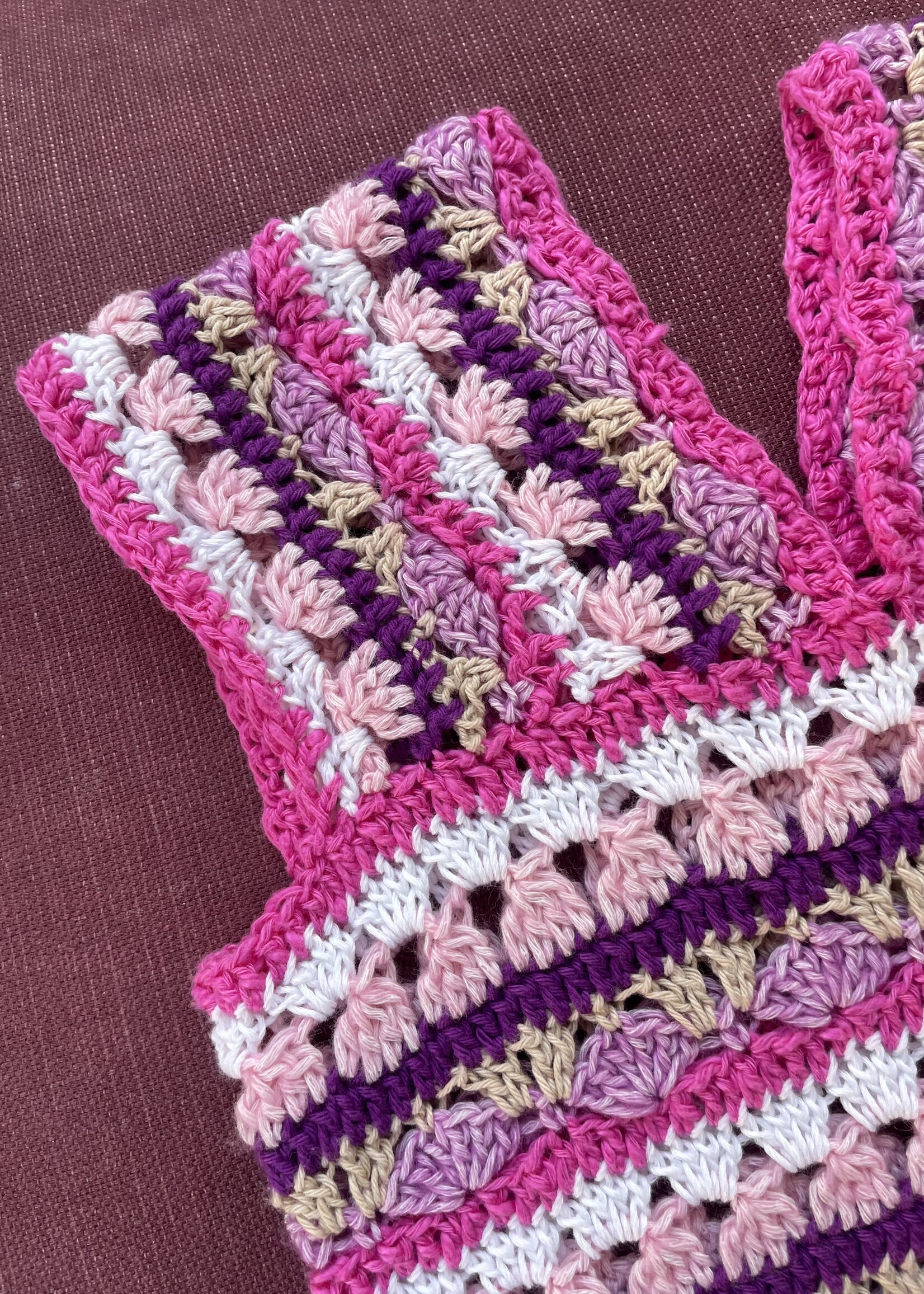 Handmade Crochet Top 6y