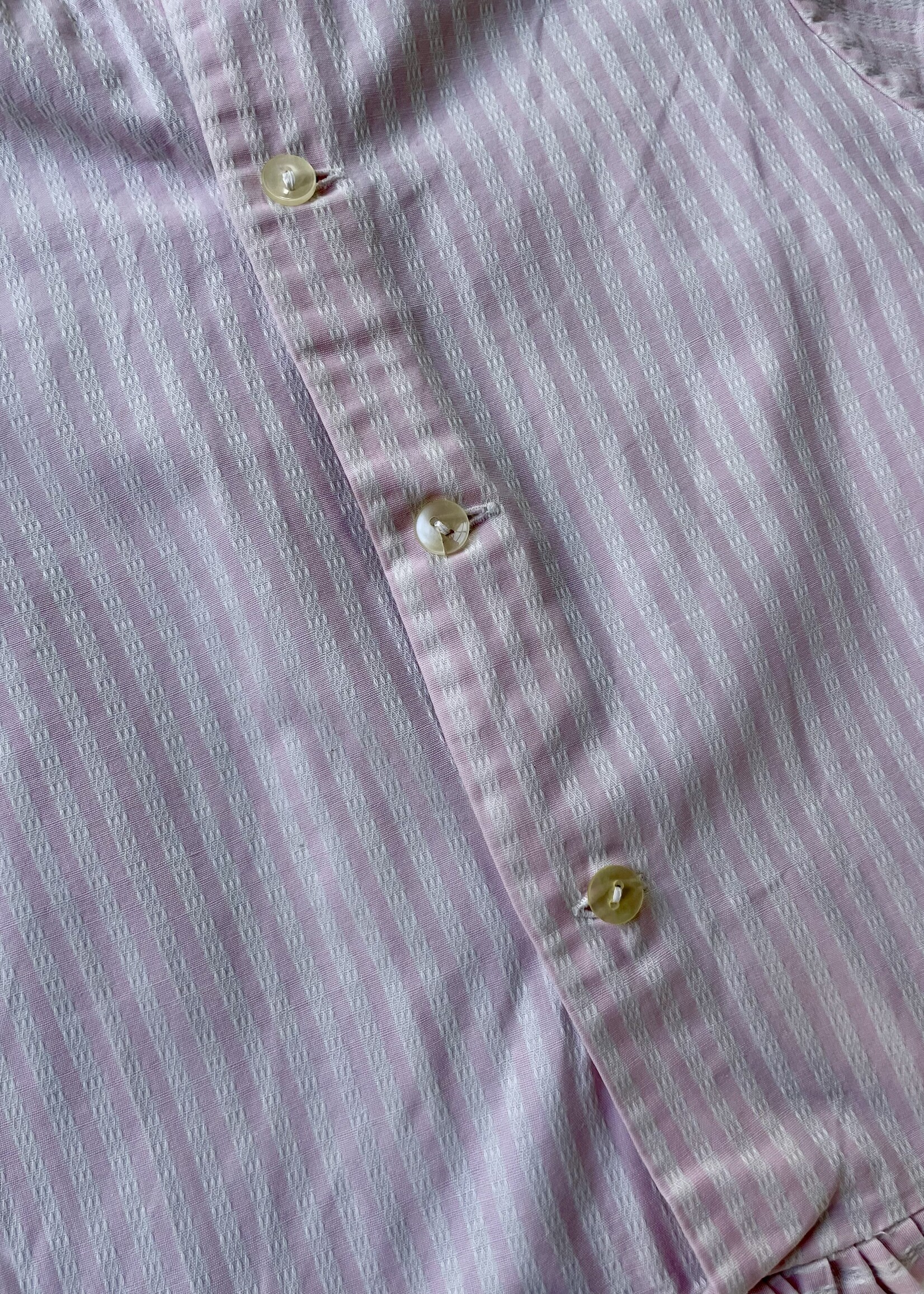 Vintage Pink Striped Dress 3-4y