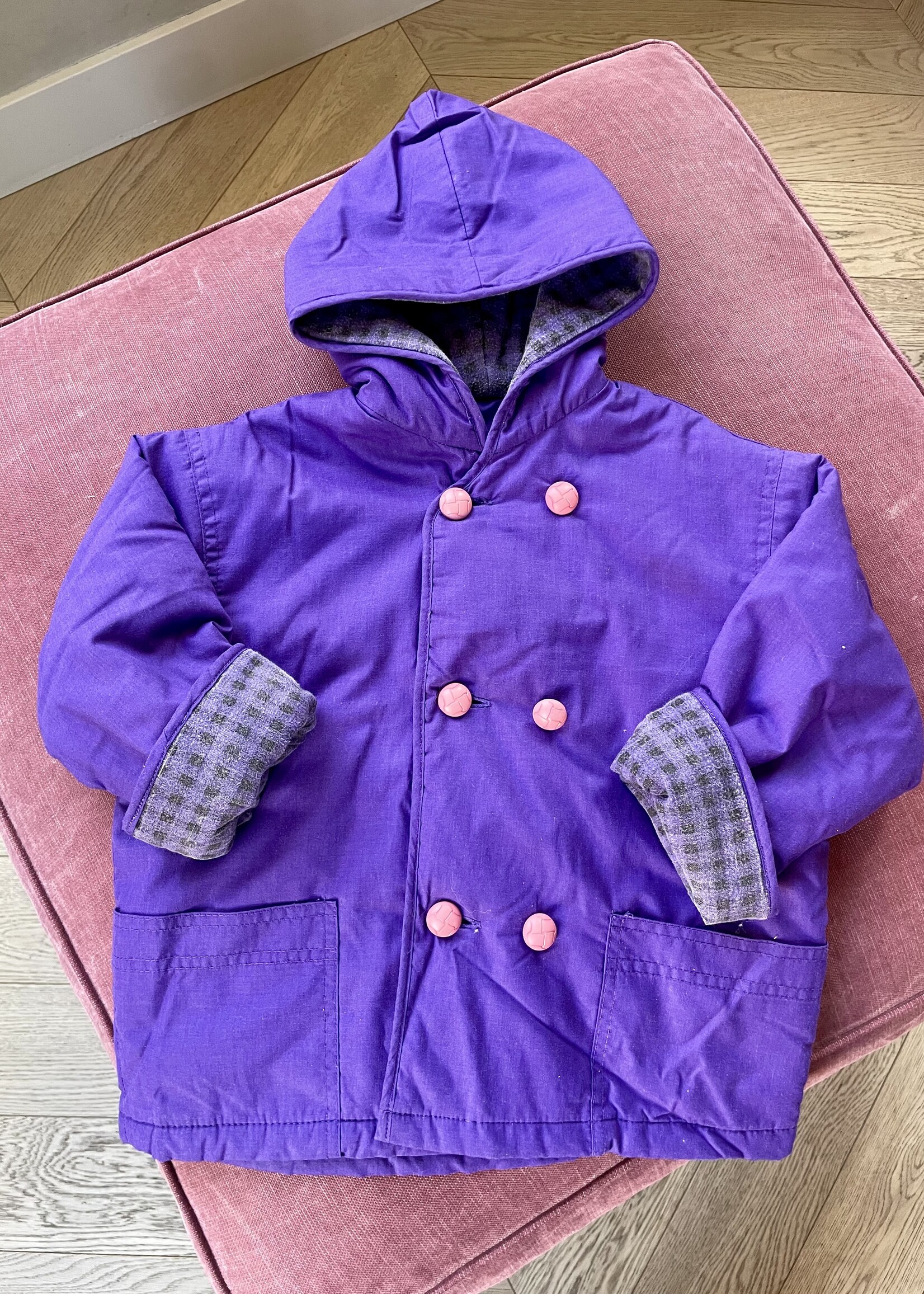 Vintage Purple Mid Season Jacket 3y