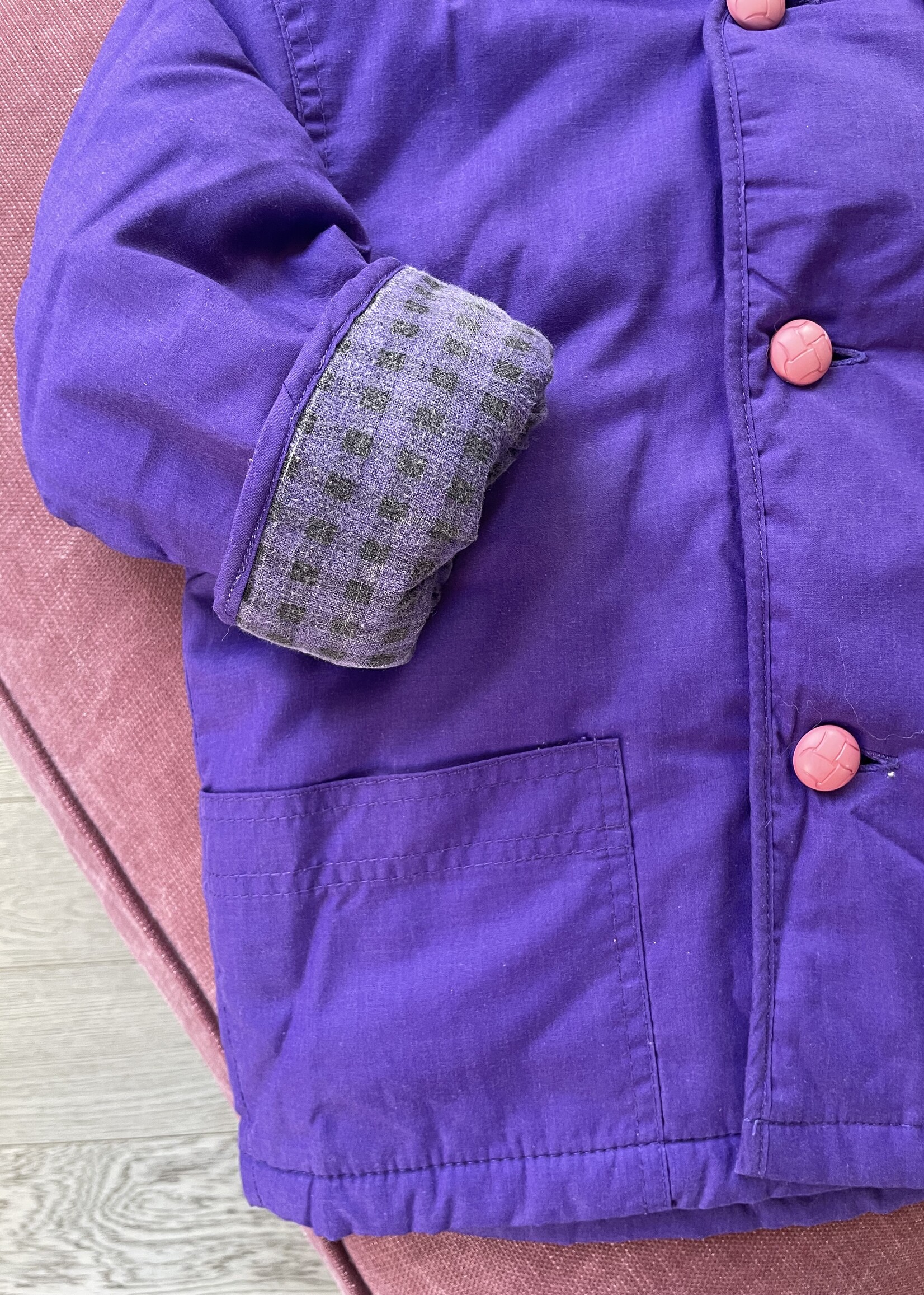 Vintage Purple Mid Season Jacket 3y