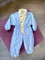 Vintage Baby Blue Colourblock  Winter Suit 2-3y