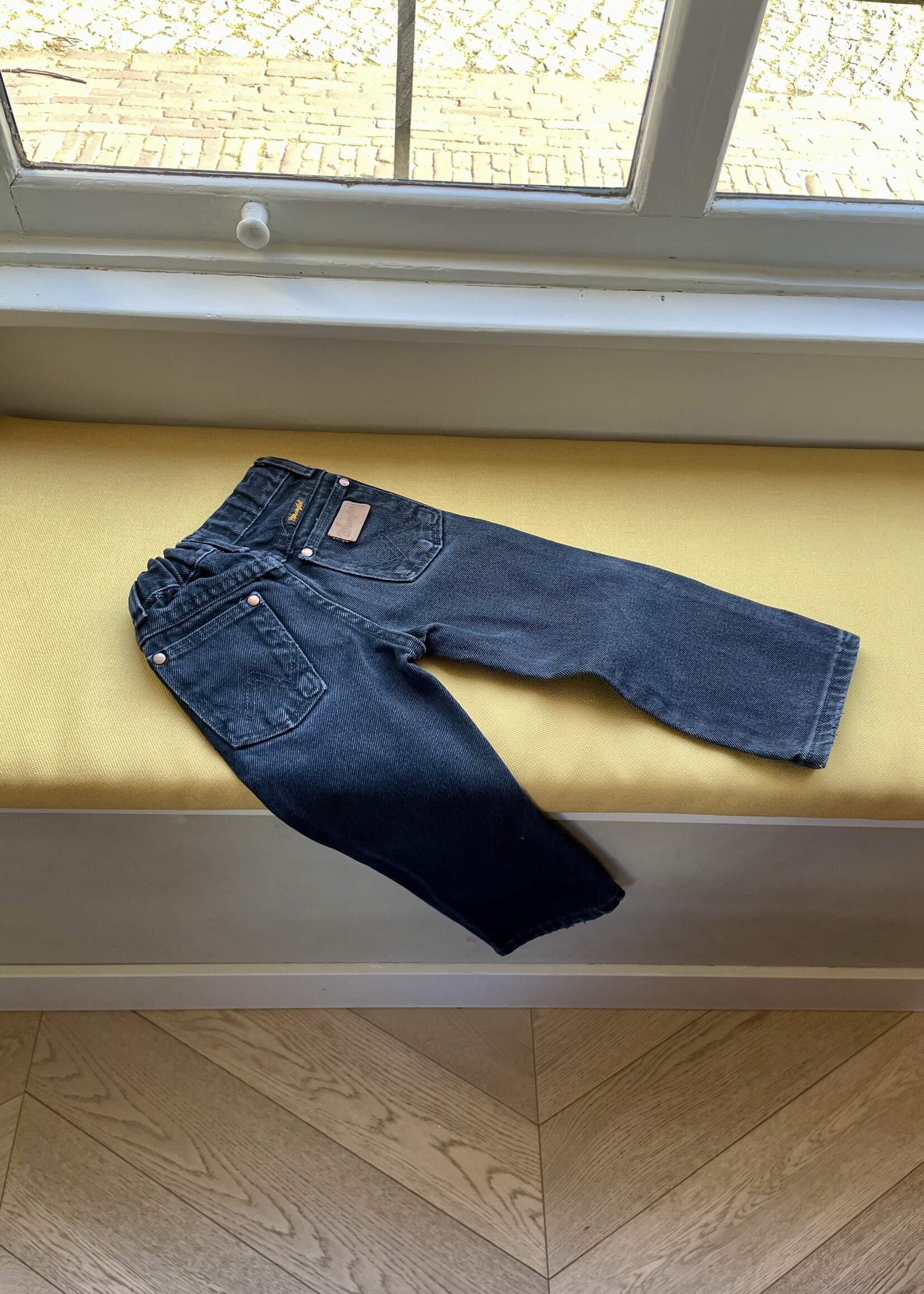 Wrangler Black Straight Jeans 2y
