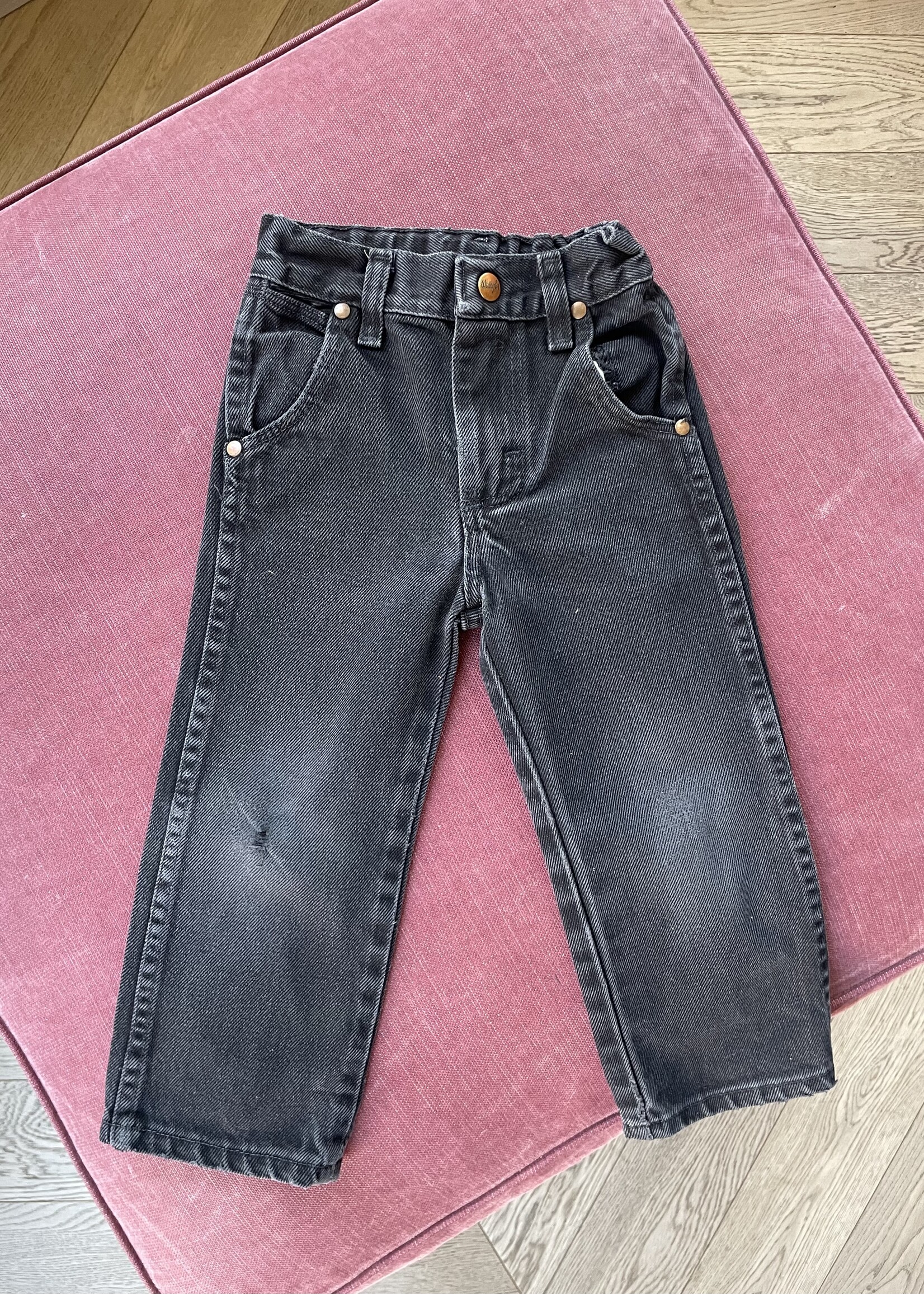 Wrangler Black Straight Jeans 2y