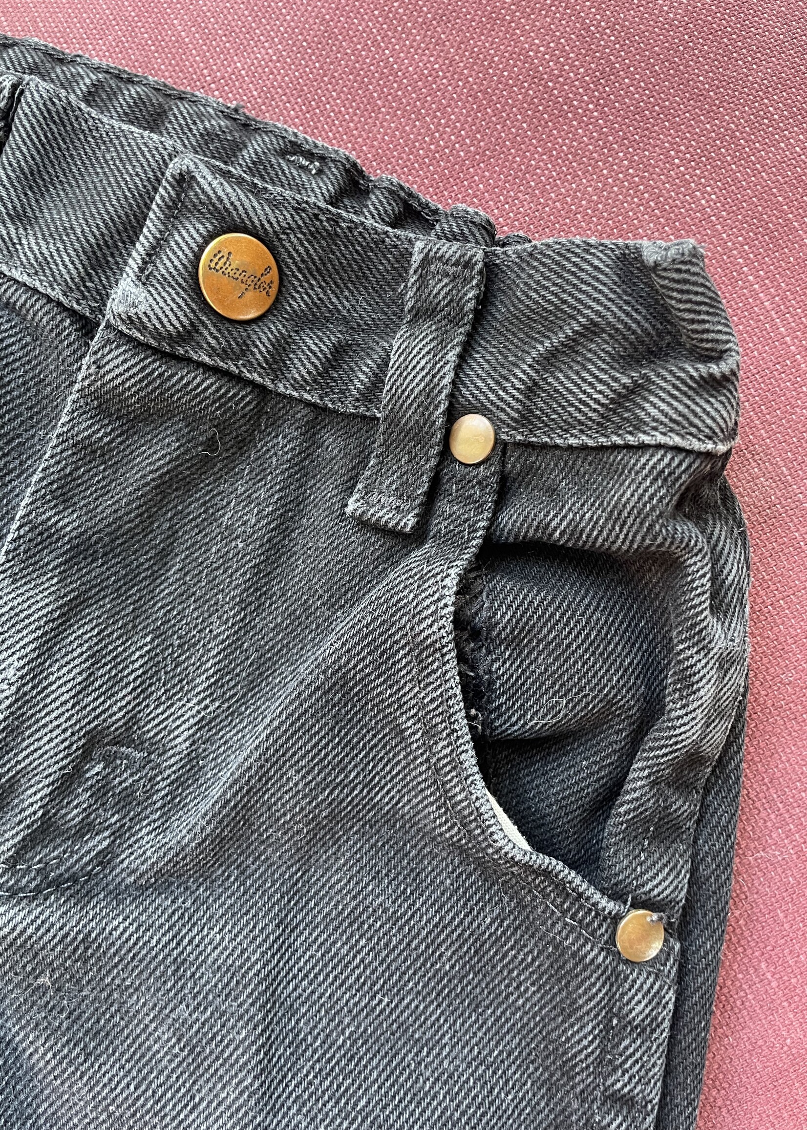 Wrangler Black Straight Jeans 2y