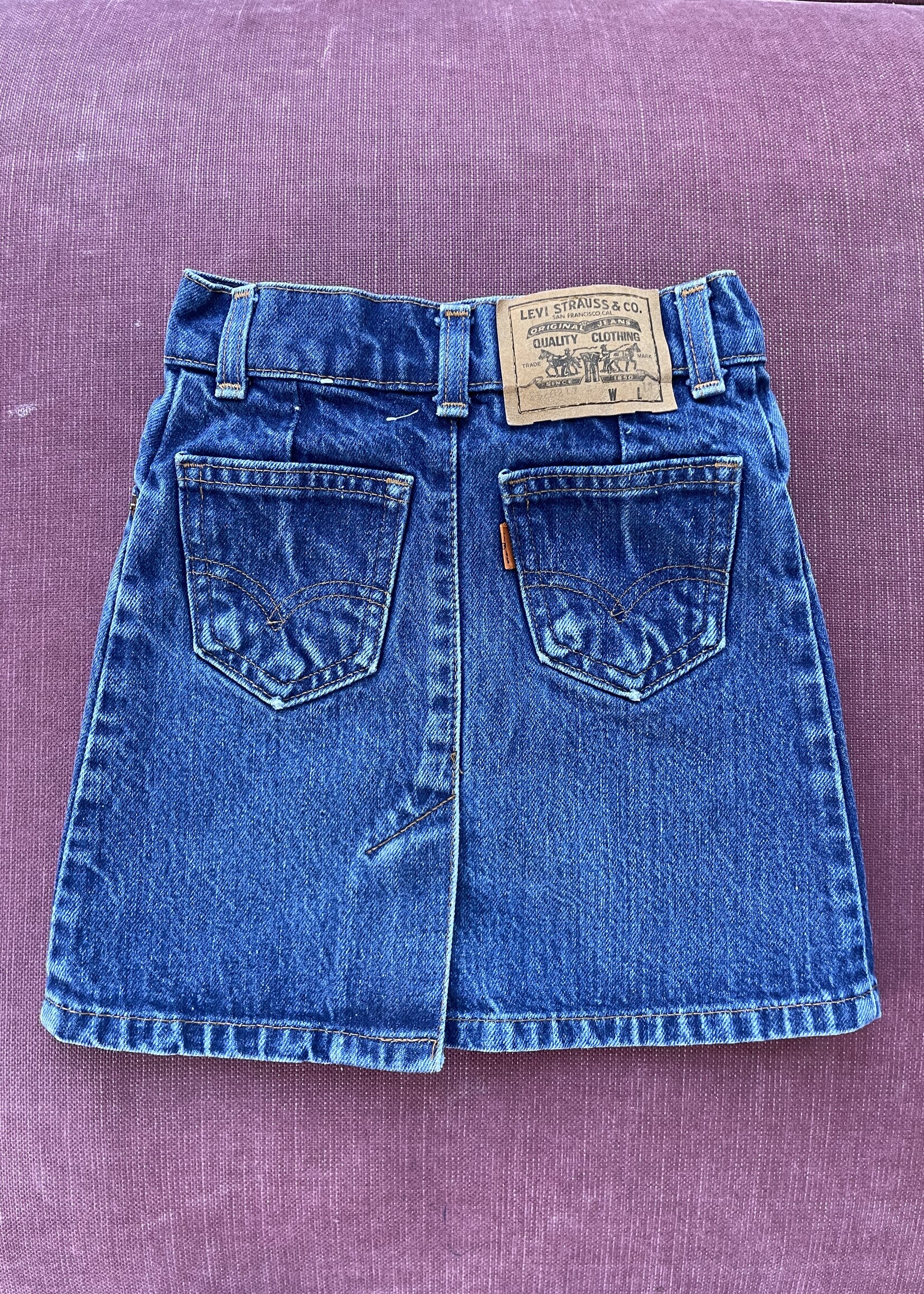 Levi's Orange Tab Denim Skirt 2y