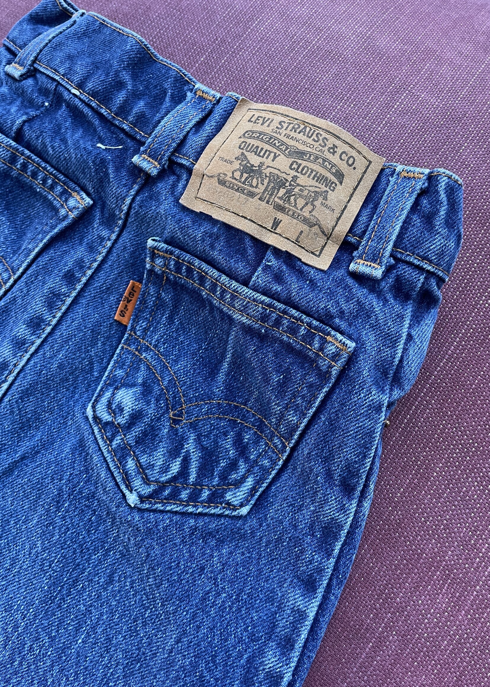 Levi's Orange Tab Denim Skirt 2y