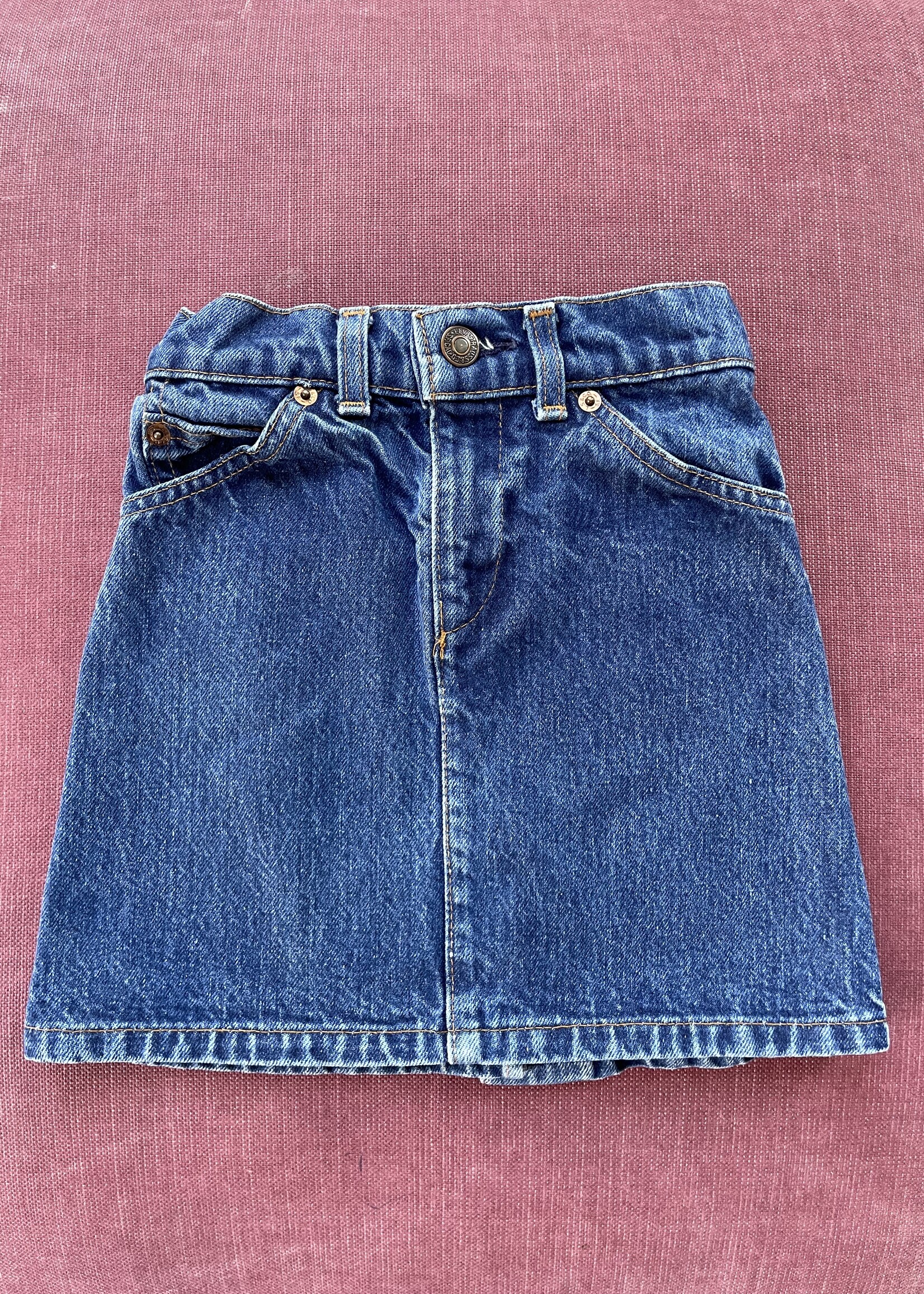 Levi's Orange Tab Denim Skirt 2y