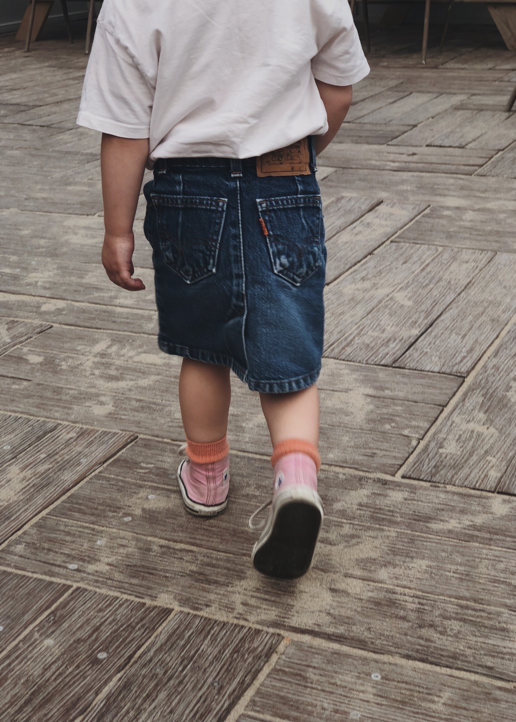 Levi's Orange Tab Denim Skirt 2y