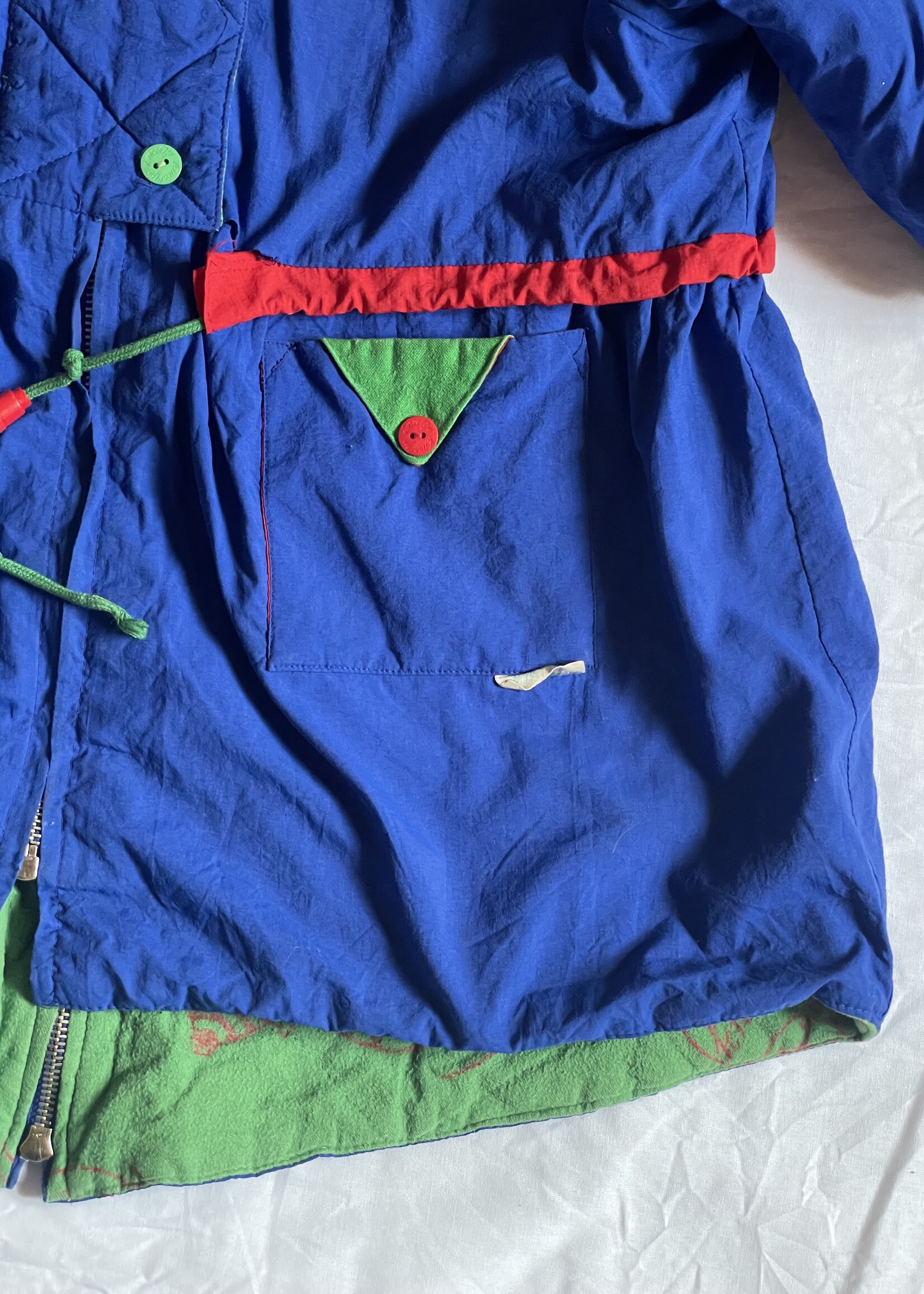 K'neeltje Blue Clowns Parka Jacket 8y