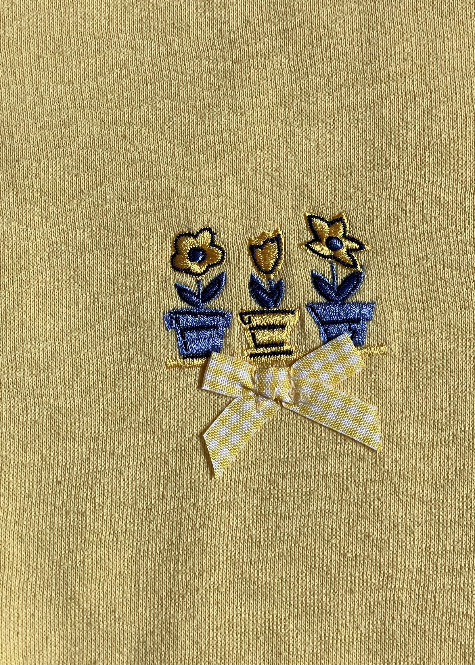 Vintage Yellow Jogging Cardigan 6-8y