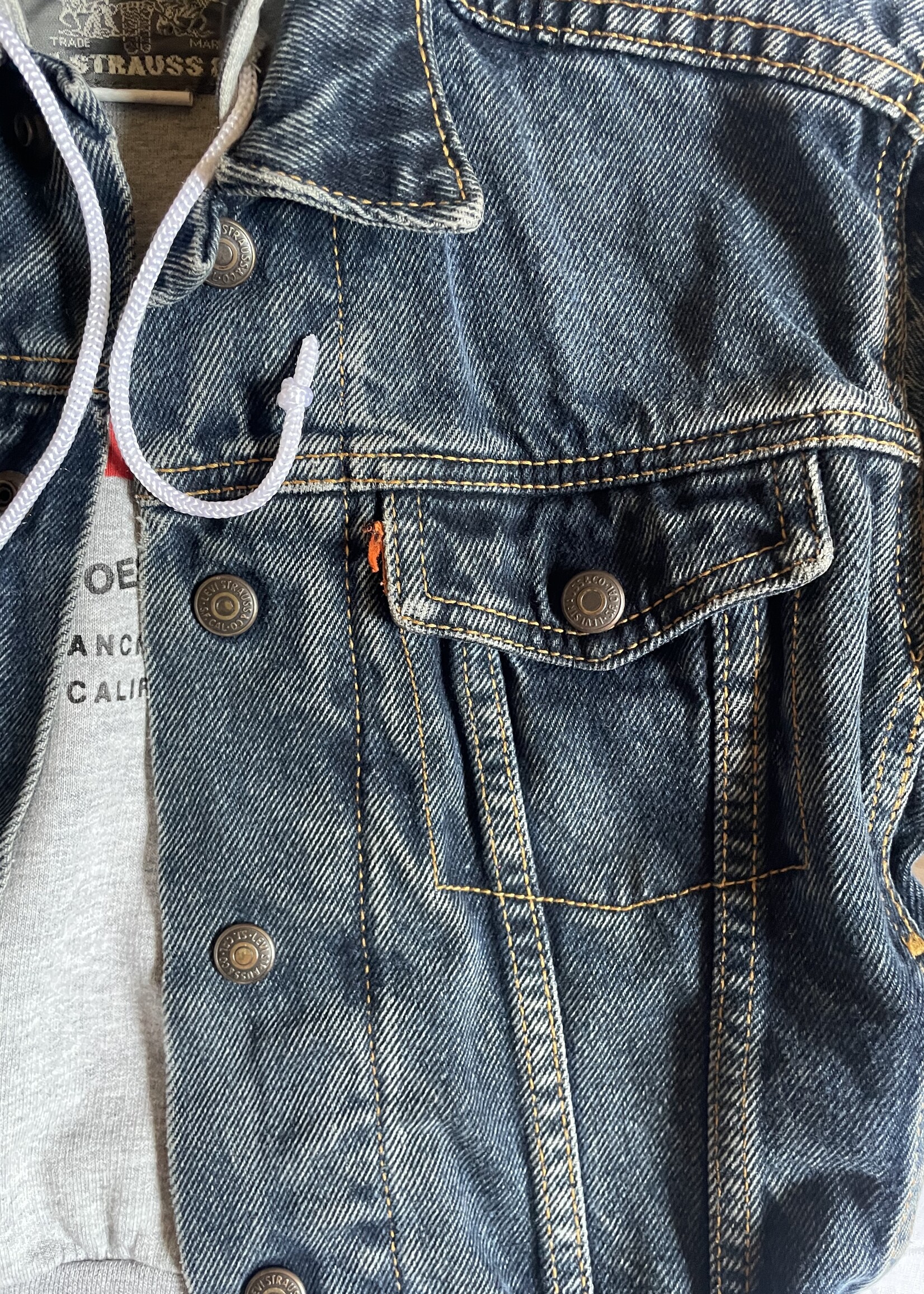 Levi's Orange Tab Lined Denim Jogging jacket 3-4y