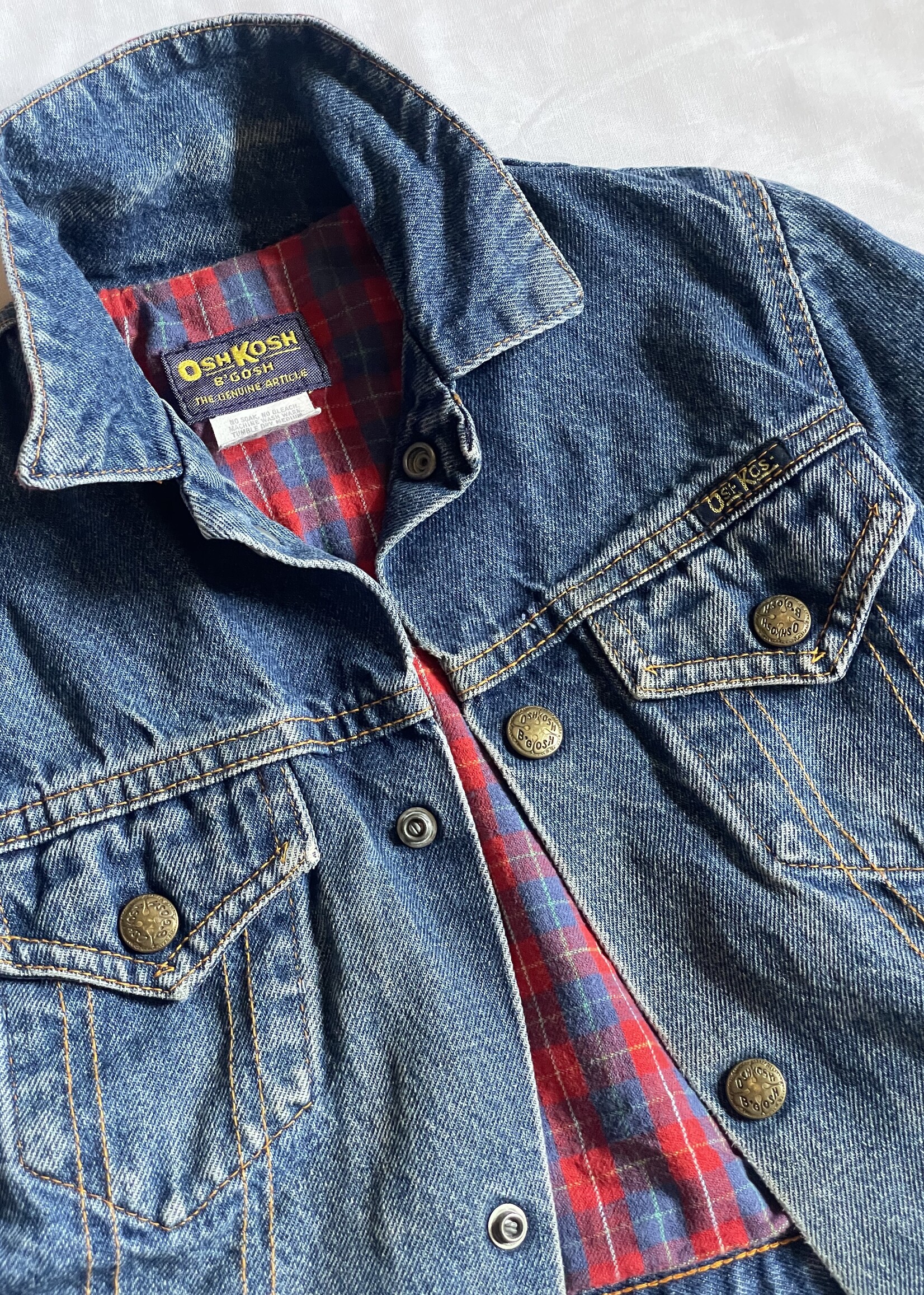 OshKosh USA Lined Denim Jacket 2-4y