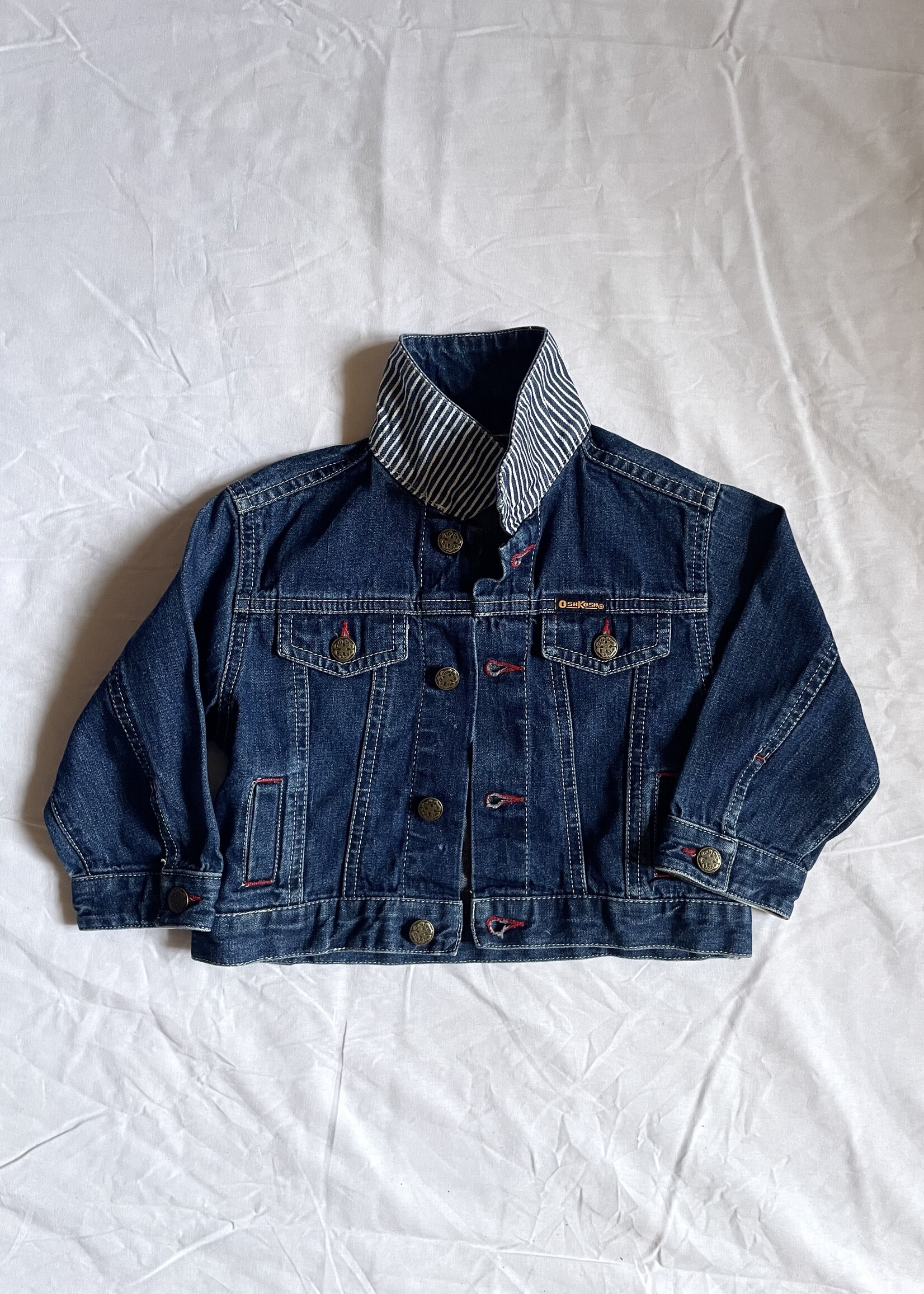 OshKosh Dark Denim Jacket 12-18m