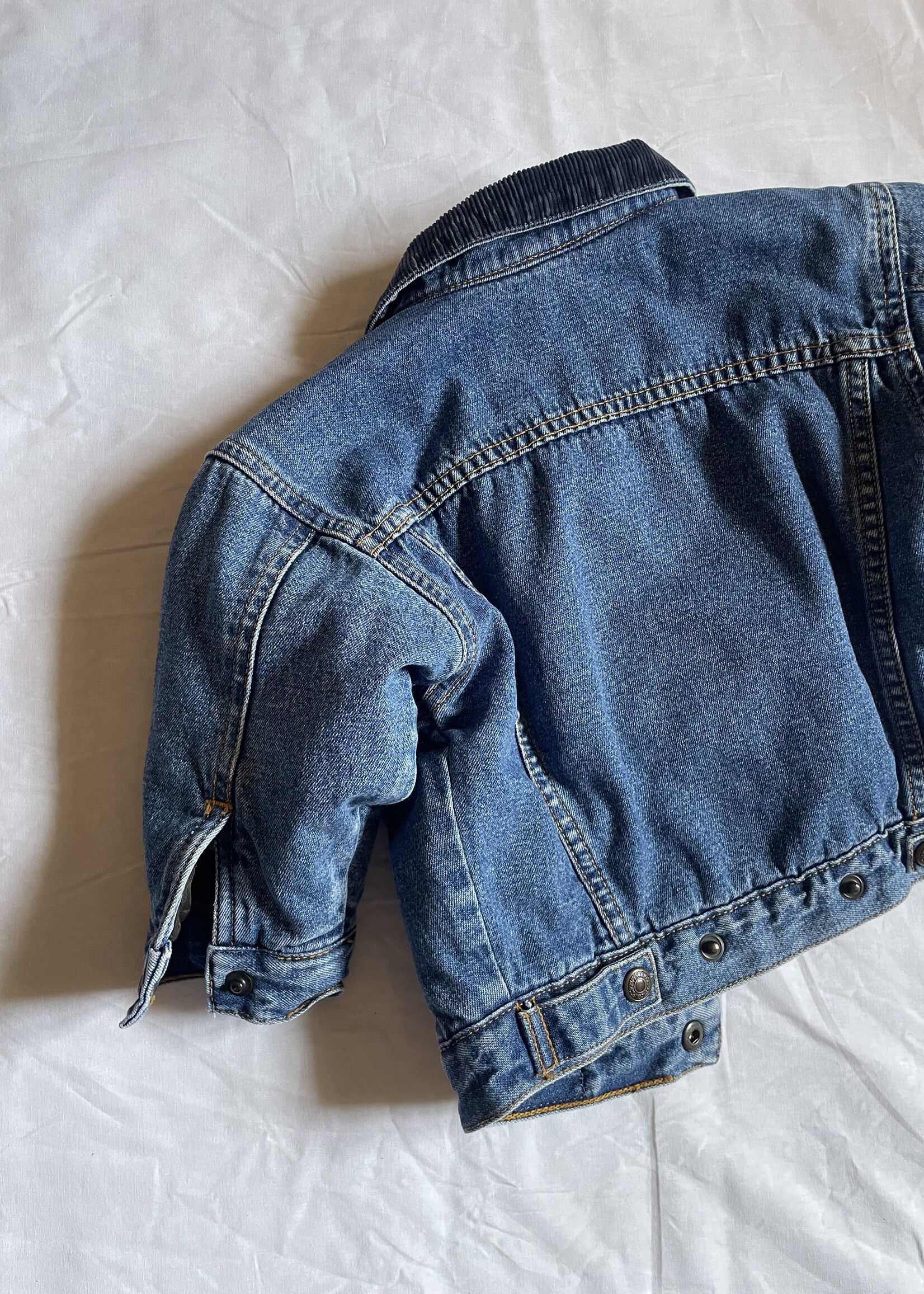 Levi's White Tab Sherpa Denim Jacket 12m