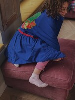 K'neeltje Blue Clowns Parka Jacket 8y