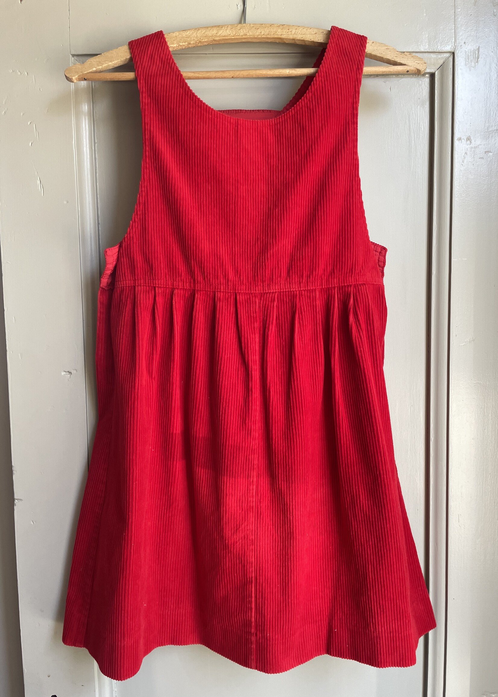 Vintage Red Velvet Times Dress 9y