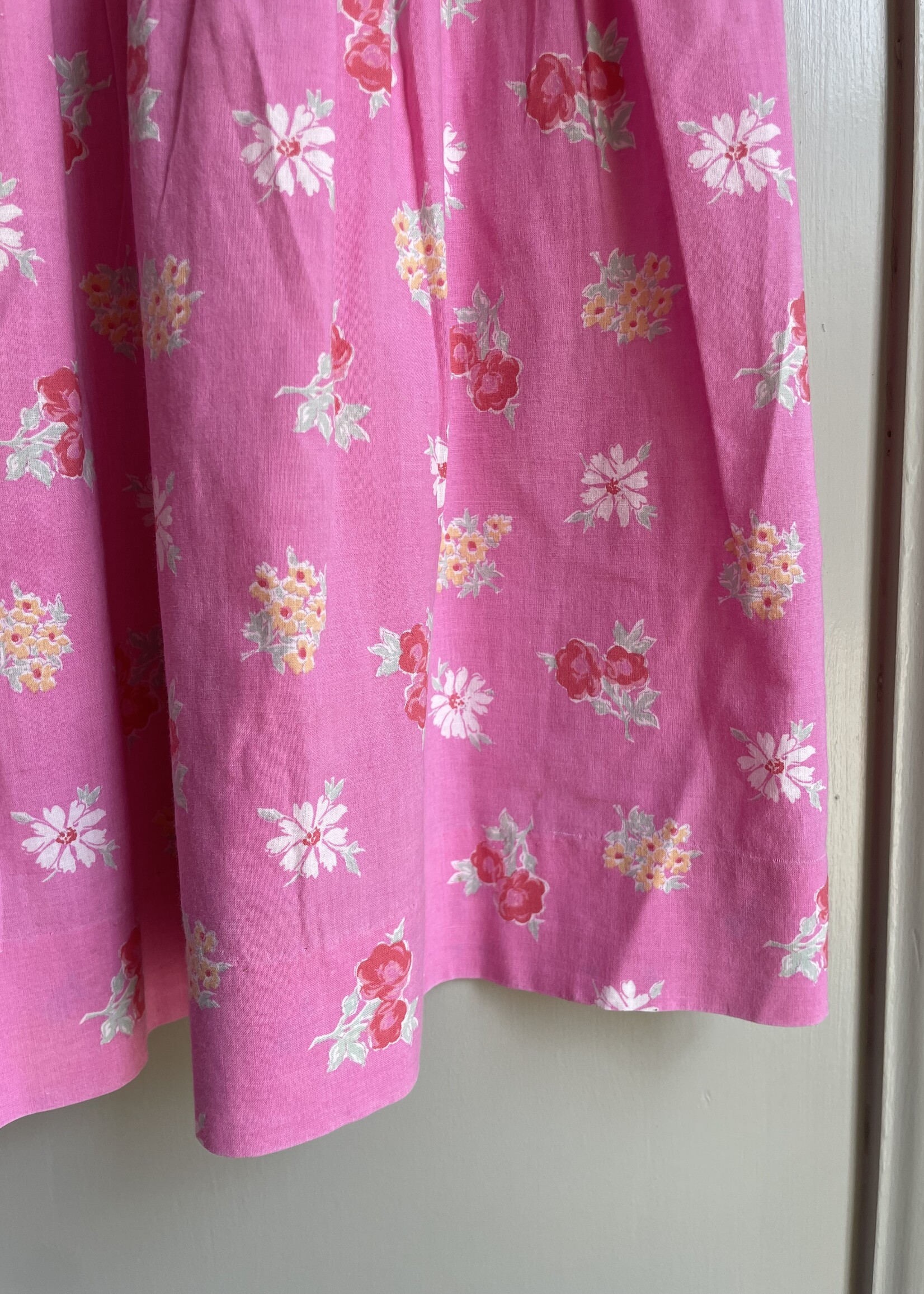 Laura Ashley Pink Floral Ruffle Dress 3-4y