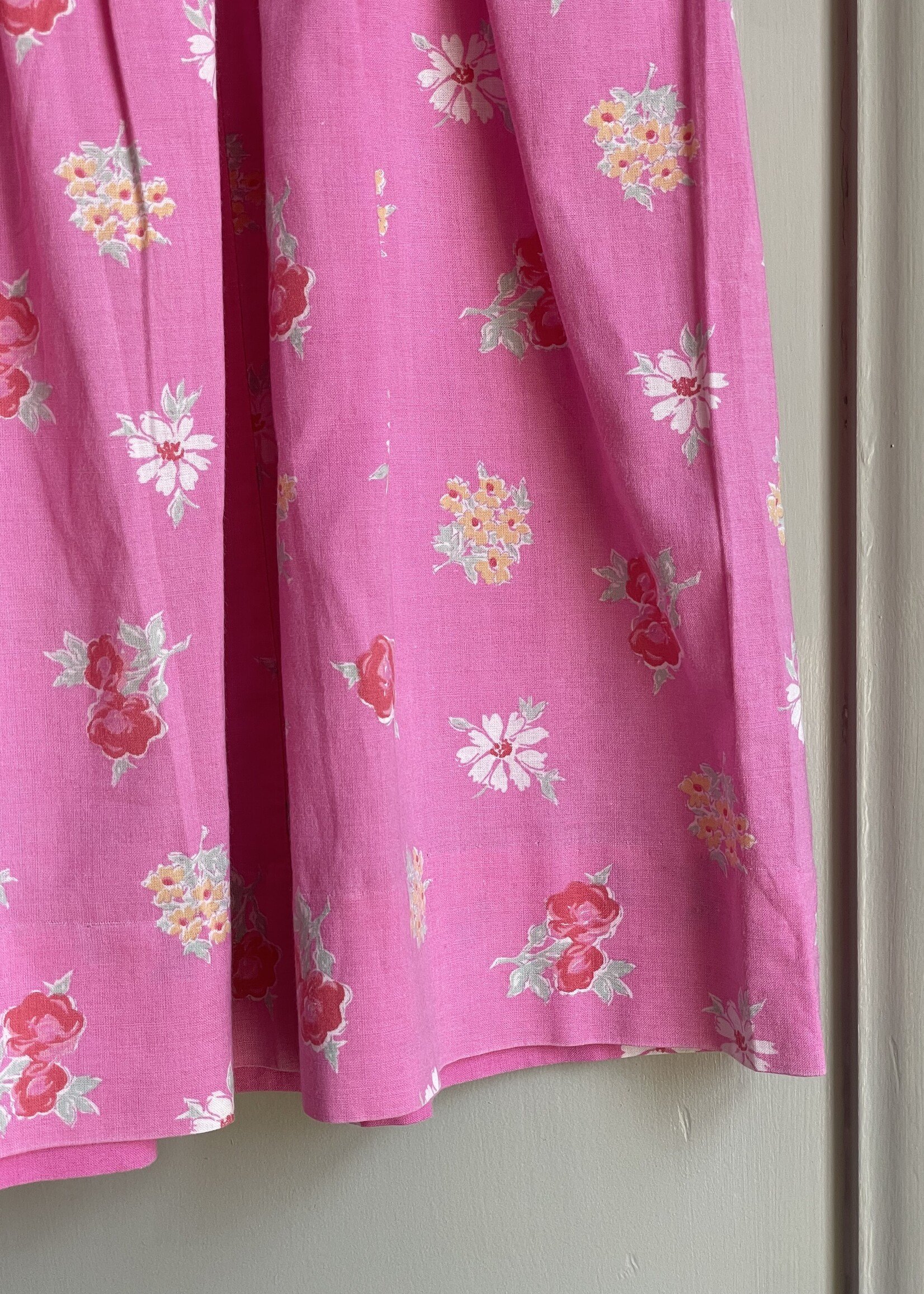 Laura Ashley Pink Floral Ruffle Dress 3-4y