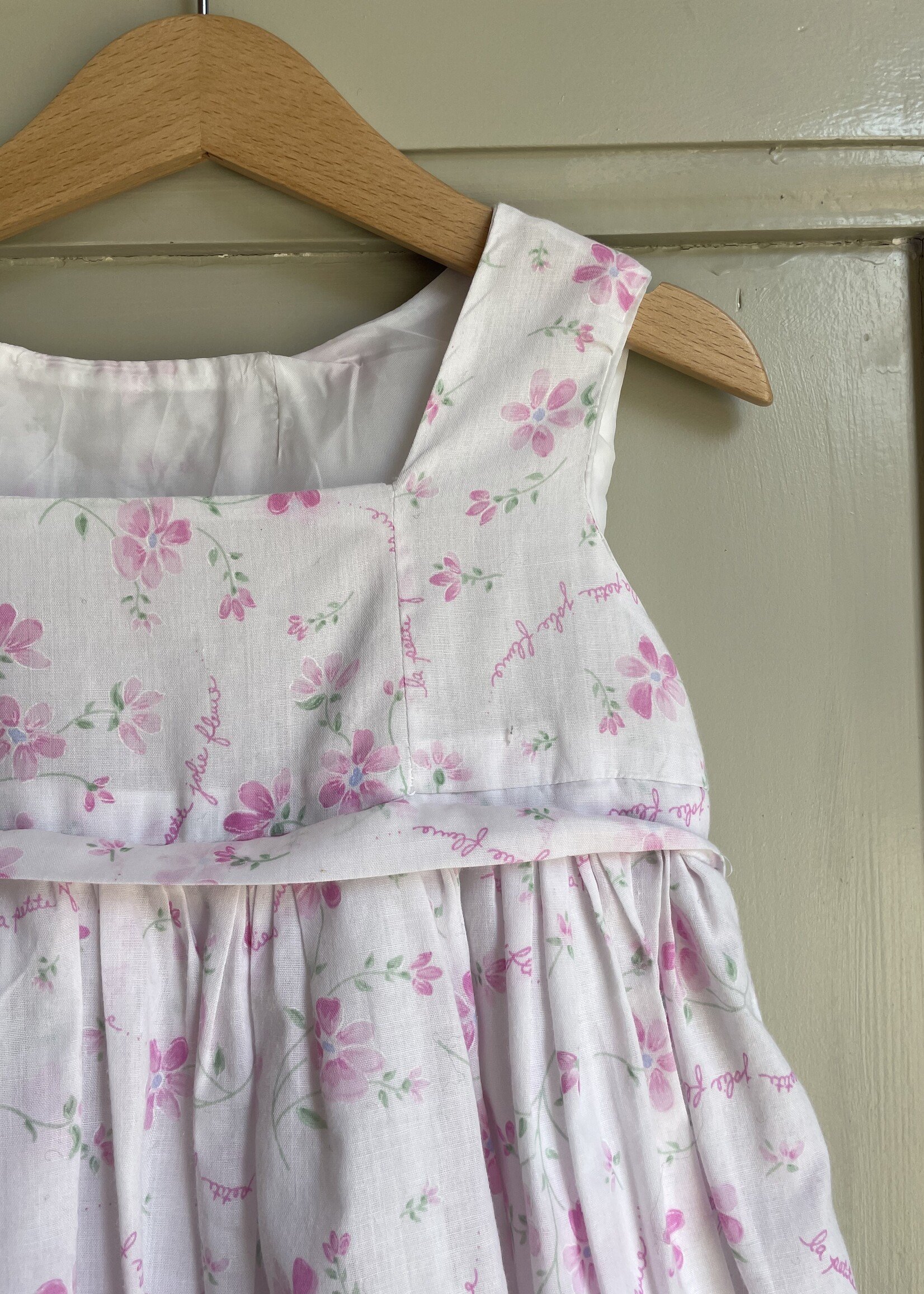 Handmade La Petite Jolie Fleure Dress 4y