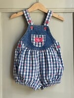 OshKosh USA Hearts Romper  12-18m