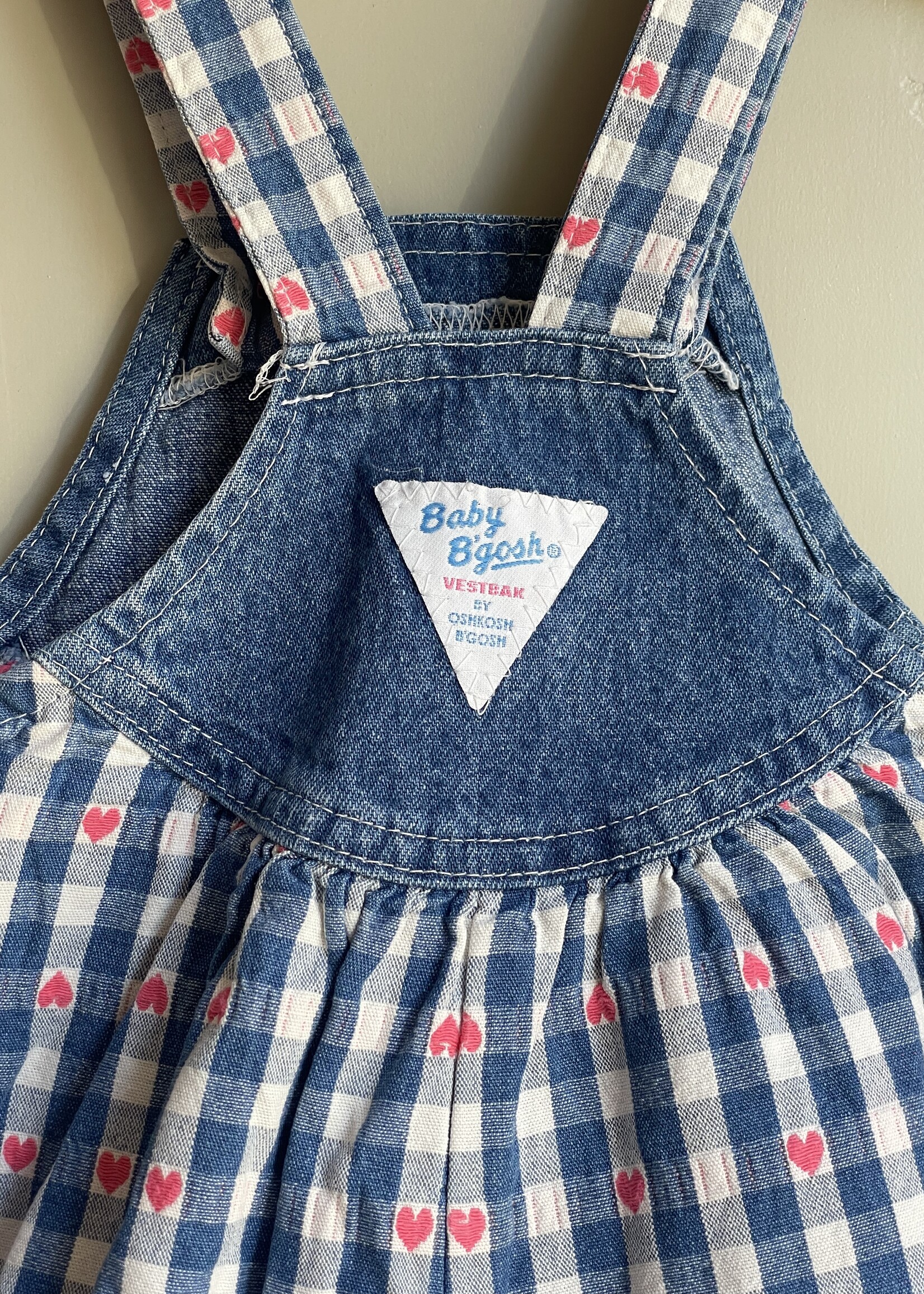 OshKosh USA Hearts Romper 12-18m