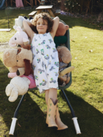 Vintage Zebra Playsuit 4-6y