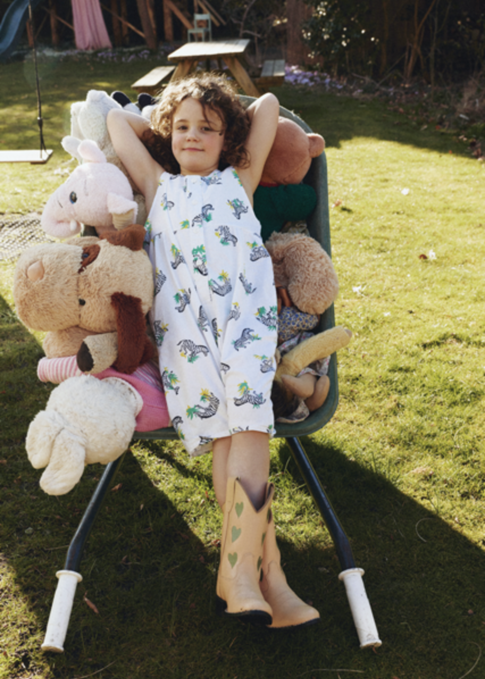 Vintage Zebra Playsuit 4-6y