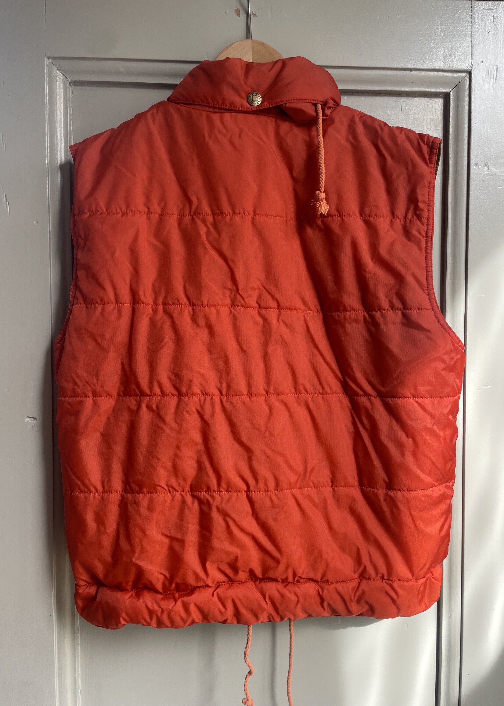 Vintage Orange Green Bodywarmer 9y
