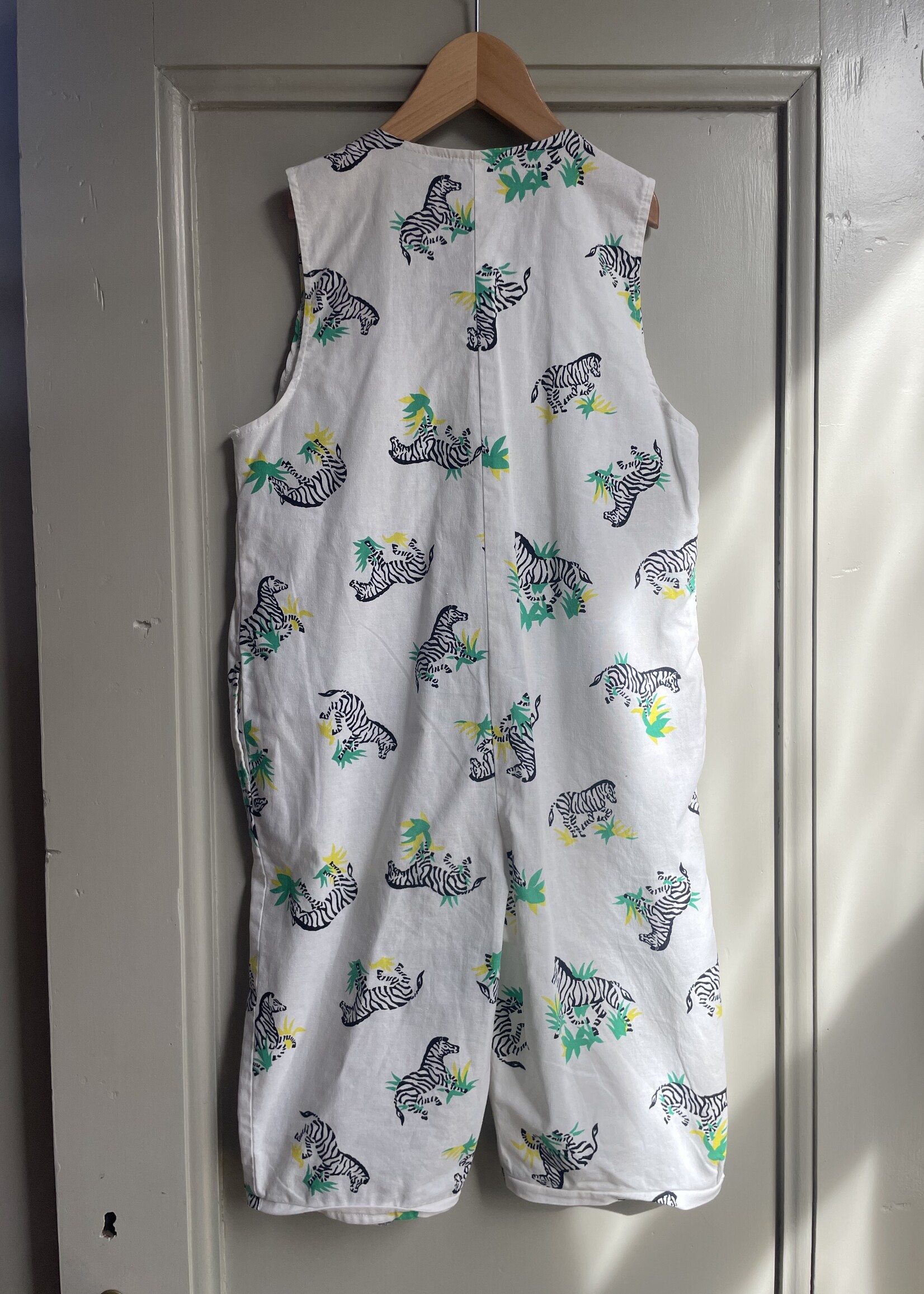 Vintage Zebra Playsuit 4-6y