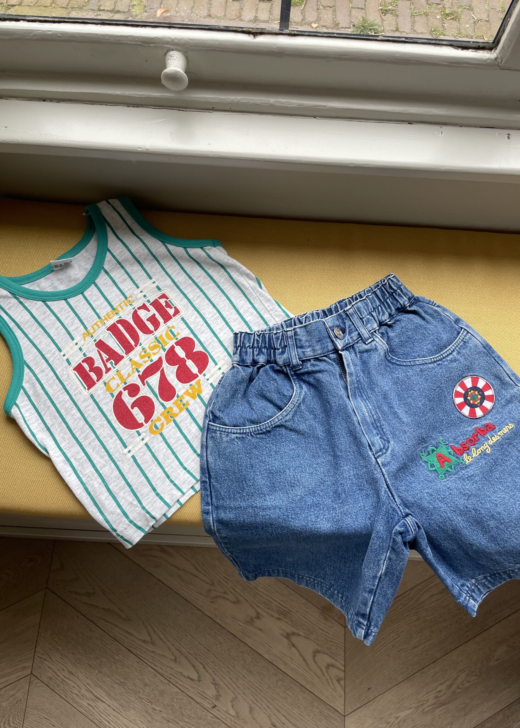Vintage Denim Navy Shorts 4-5y