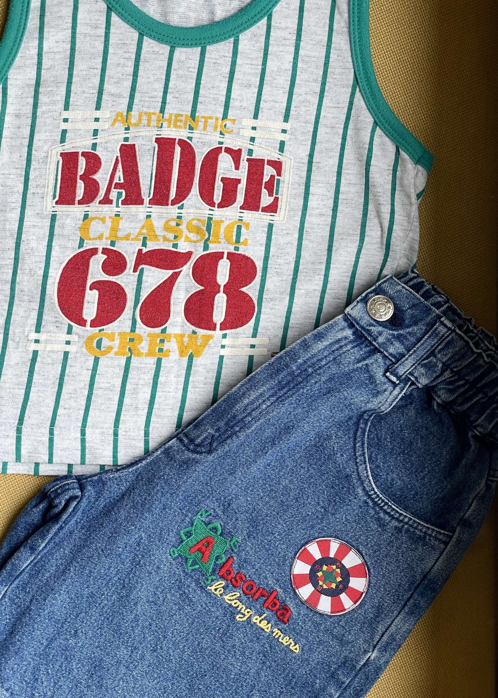 Vintage Denim Navy Shorts 4-5y