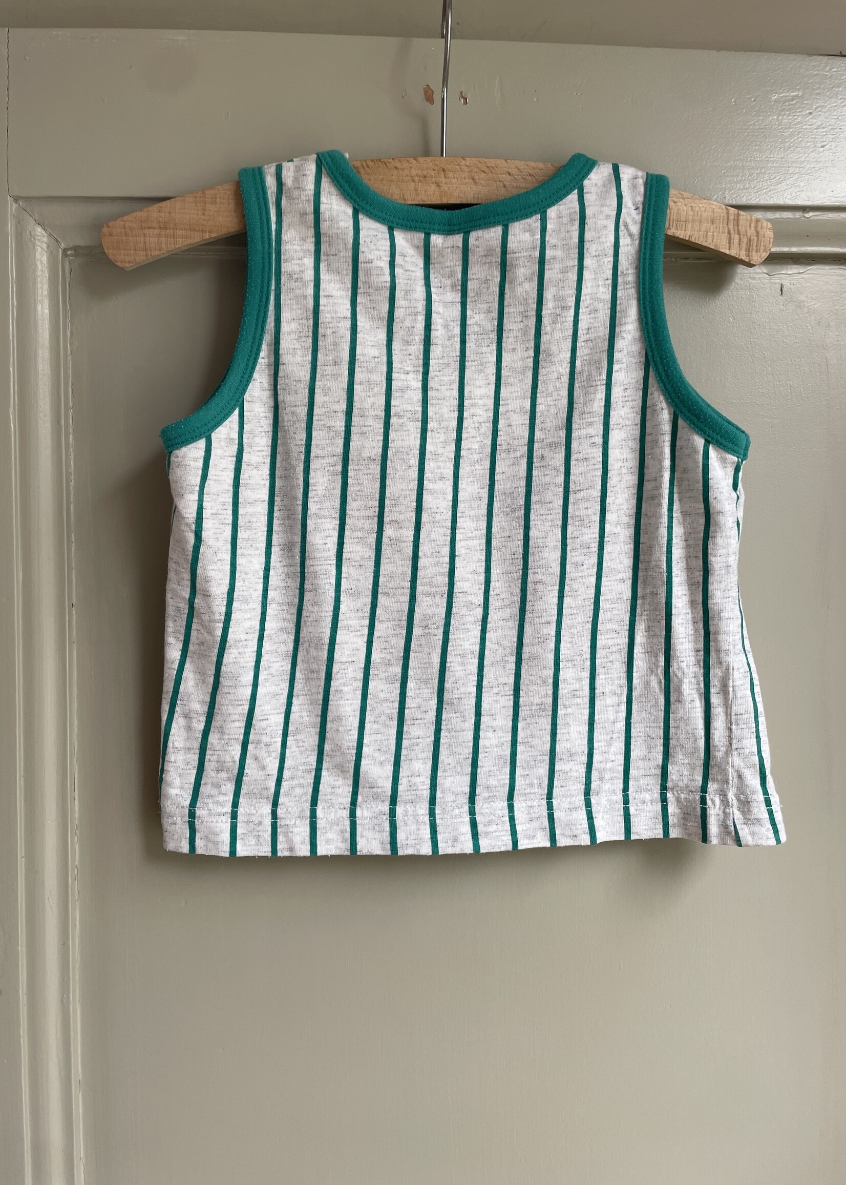 Vintage Striped Sports Tank Top 2y