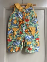 Vintage Zebra Safari Playsuit 9m