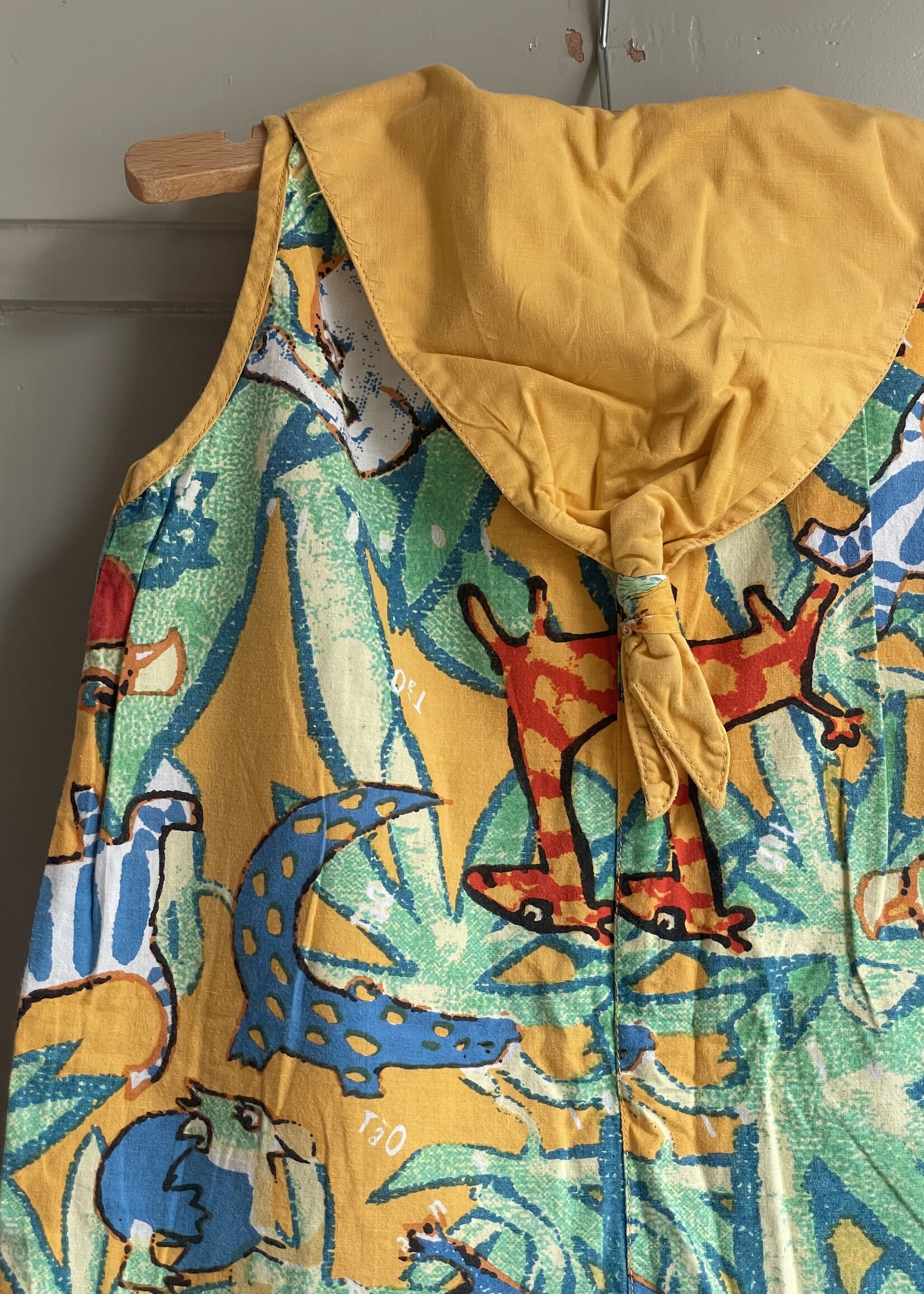 Vintage Zebra Safari Playsuit 9m