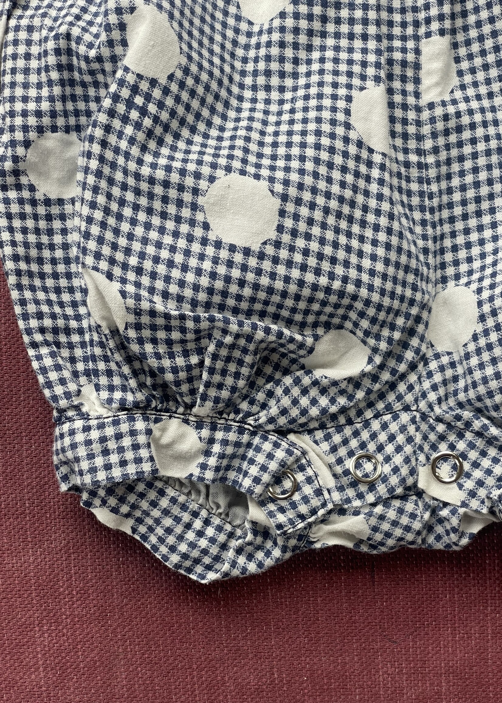 Vintage Dots Vichy Playsuit 3m