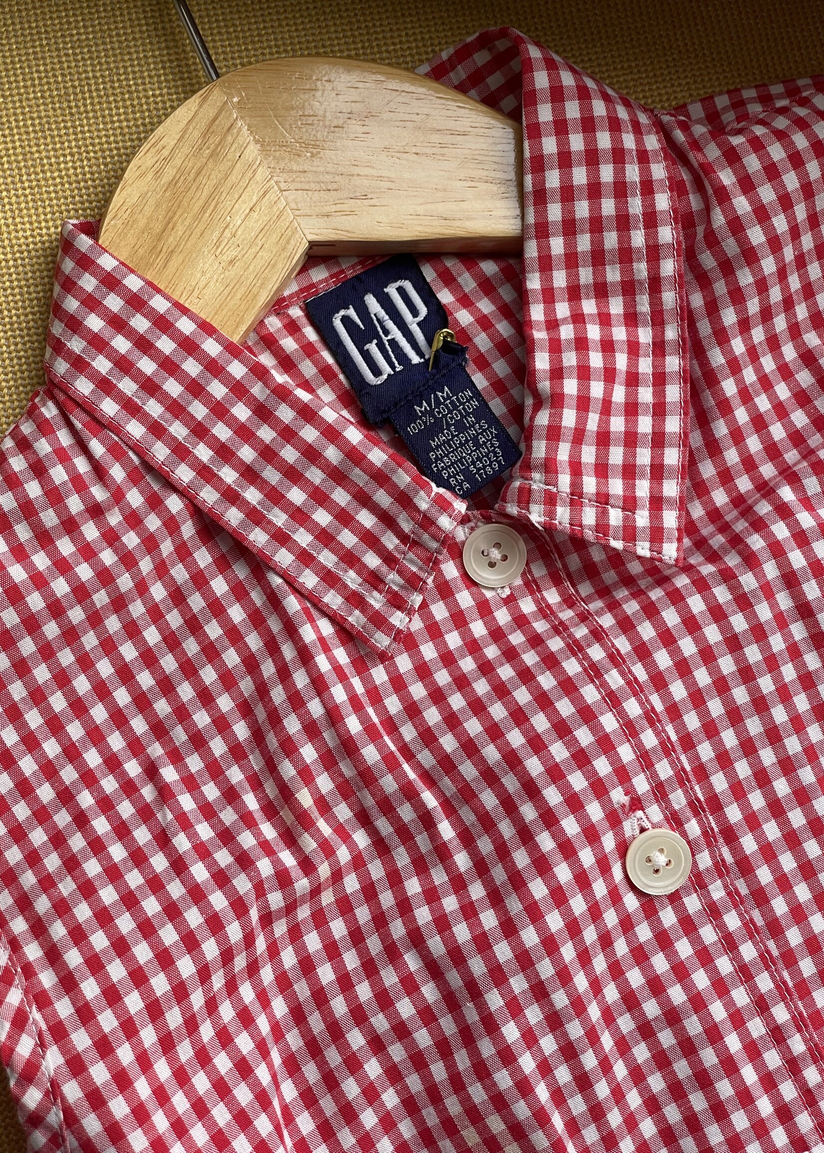 Gap Red Vichy Summer Dress 10y